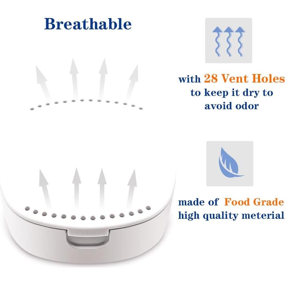 Estuche para Retenedores Orcircle con Espejo y Ventilación