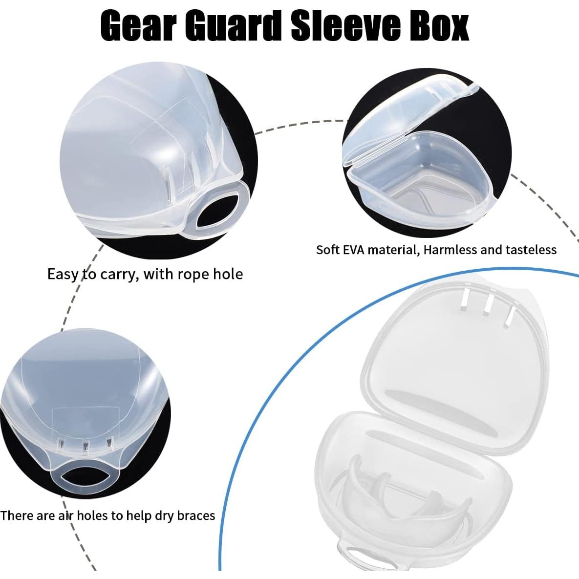 Protector Bucal Deportivo Ceonam 4 Piezas para Bruxismo