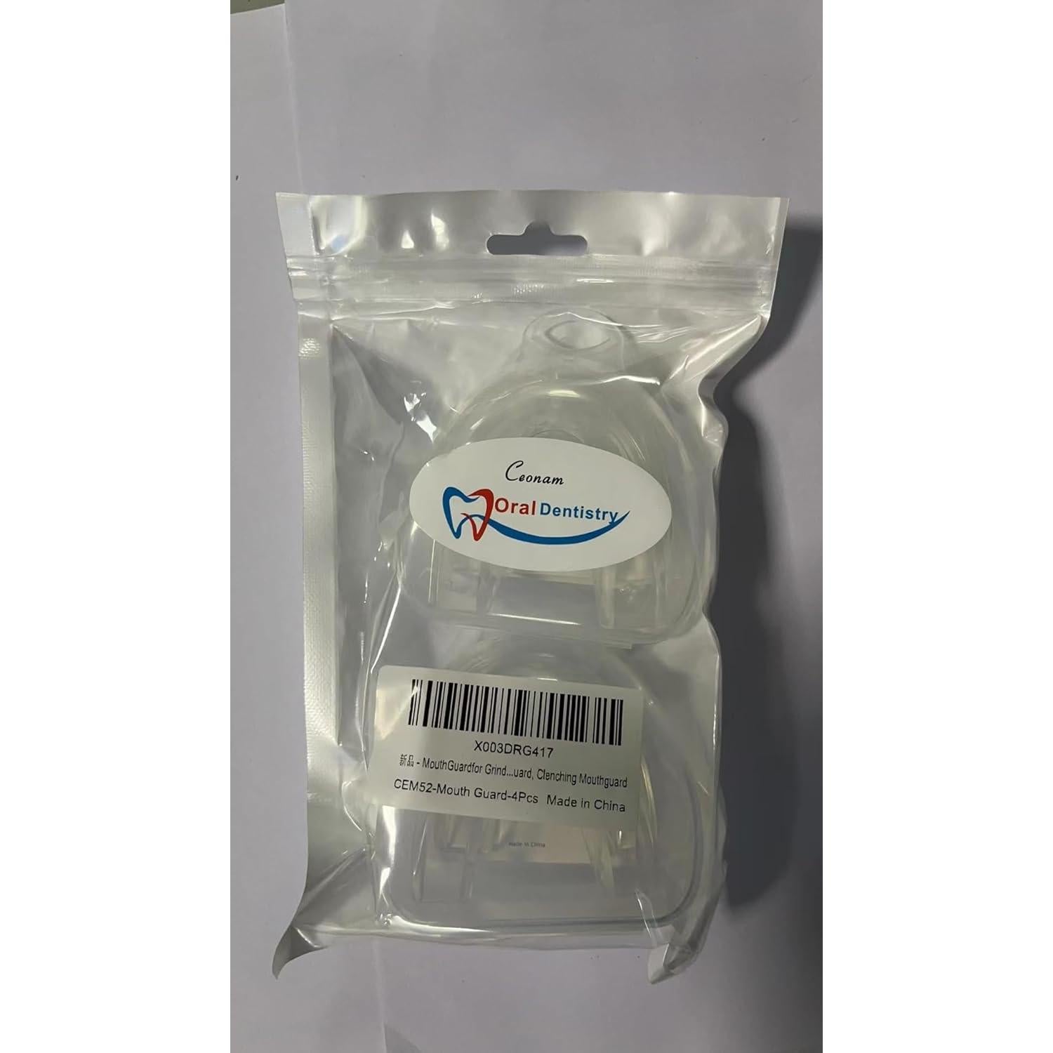 Protector Bucal Deportivo Ceonam 4 Piezas para Bruxismo