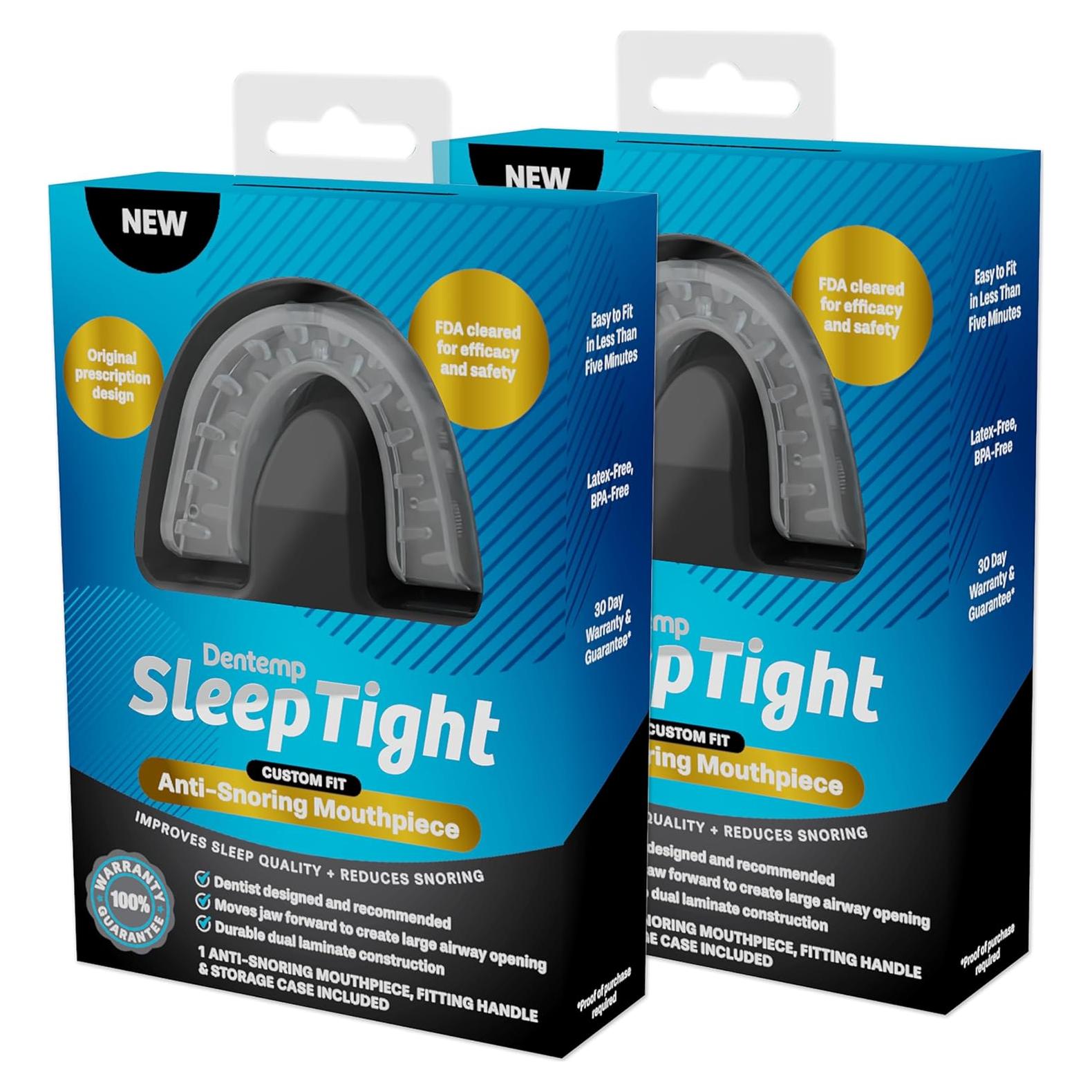 Protector Bucal Anti Ronquidos Dentemp SleepTight 2pk