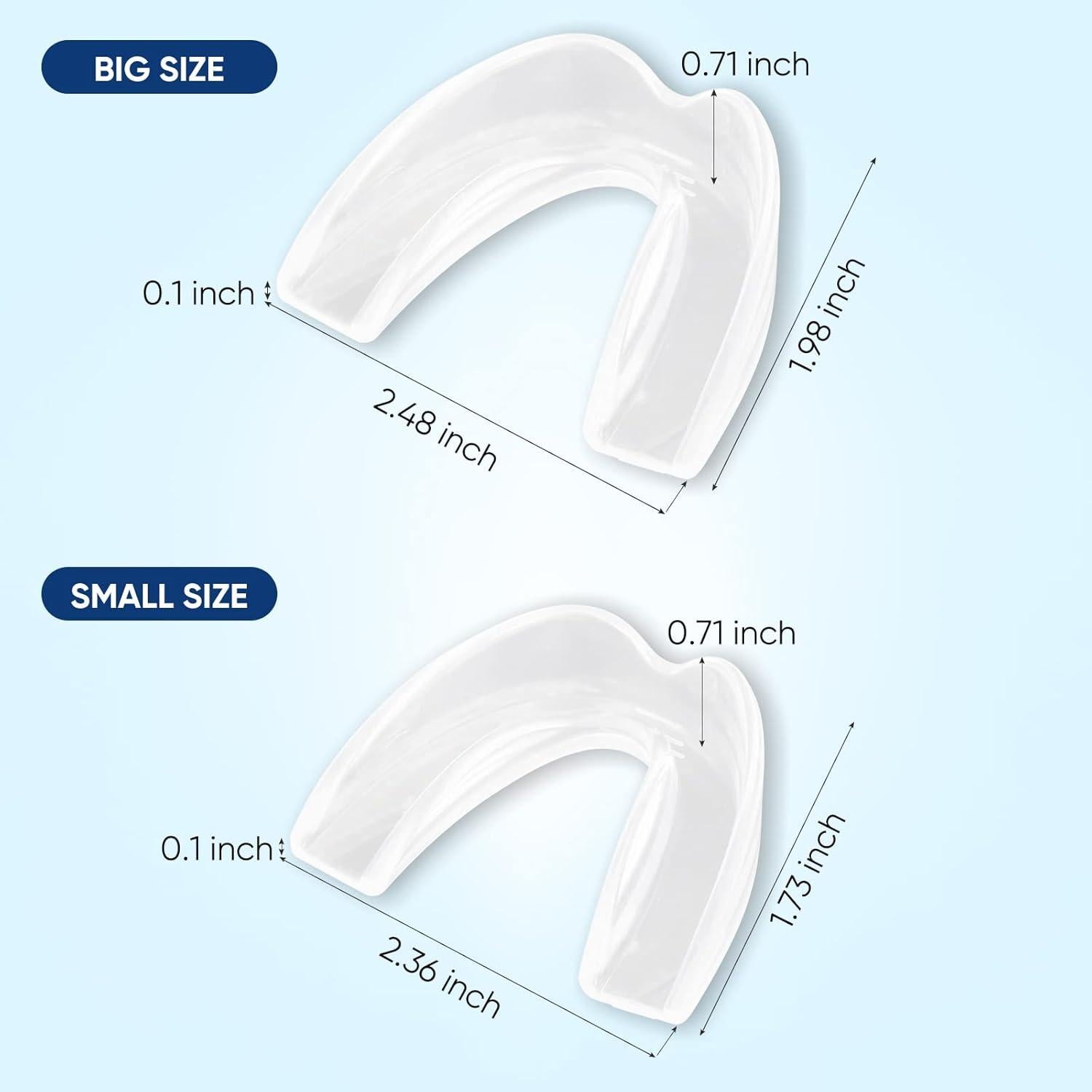 Protector Bucal Profesional PDTXCLS para Bruxismo - 4 Piezas