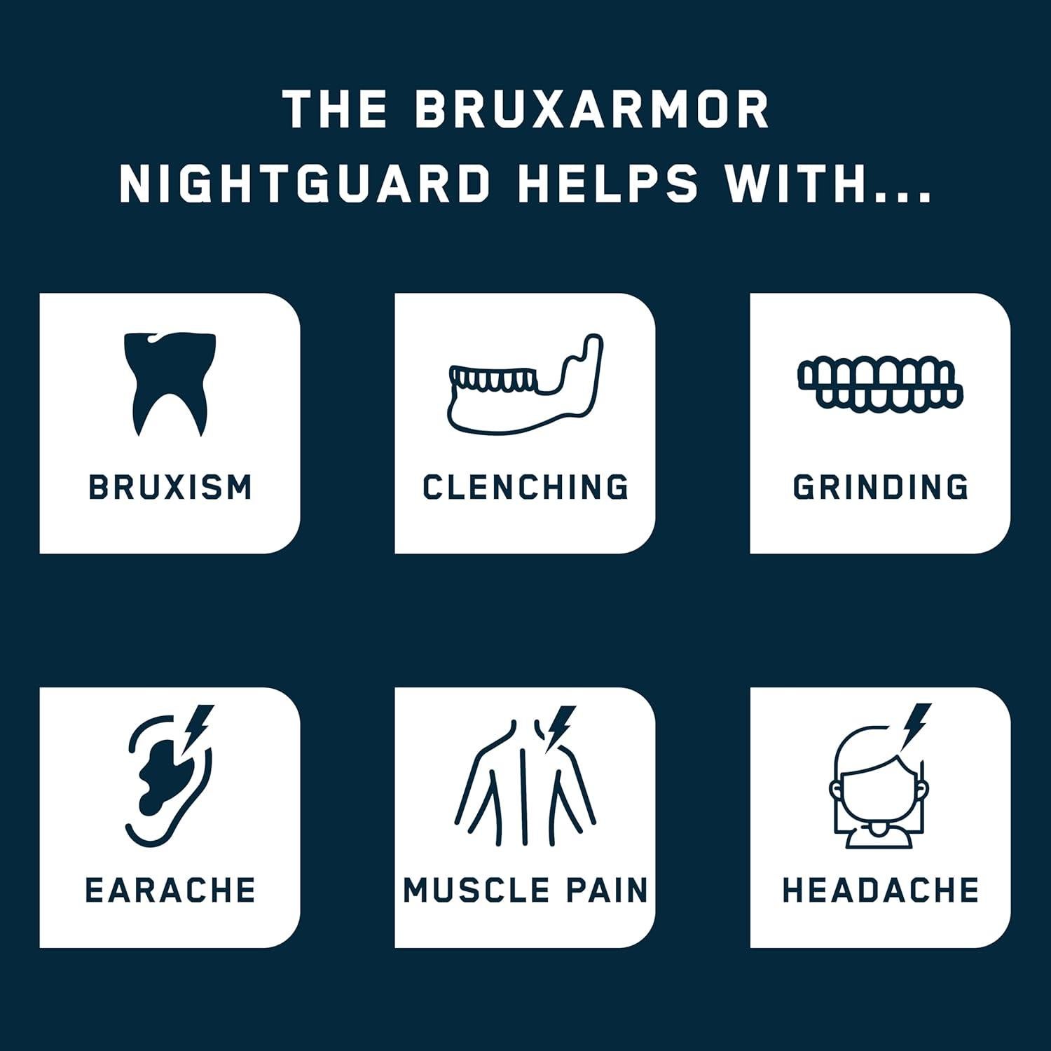 Protector Bucal BruxArmor Navy - Alivio Bruxismo 2 Pzs