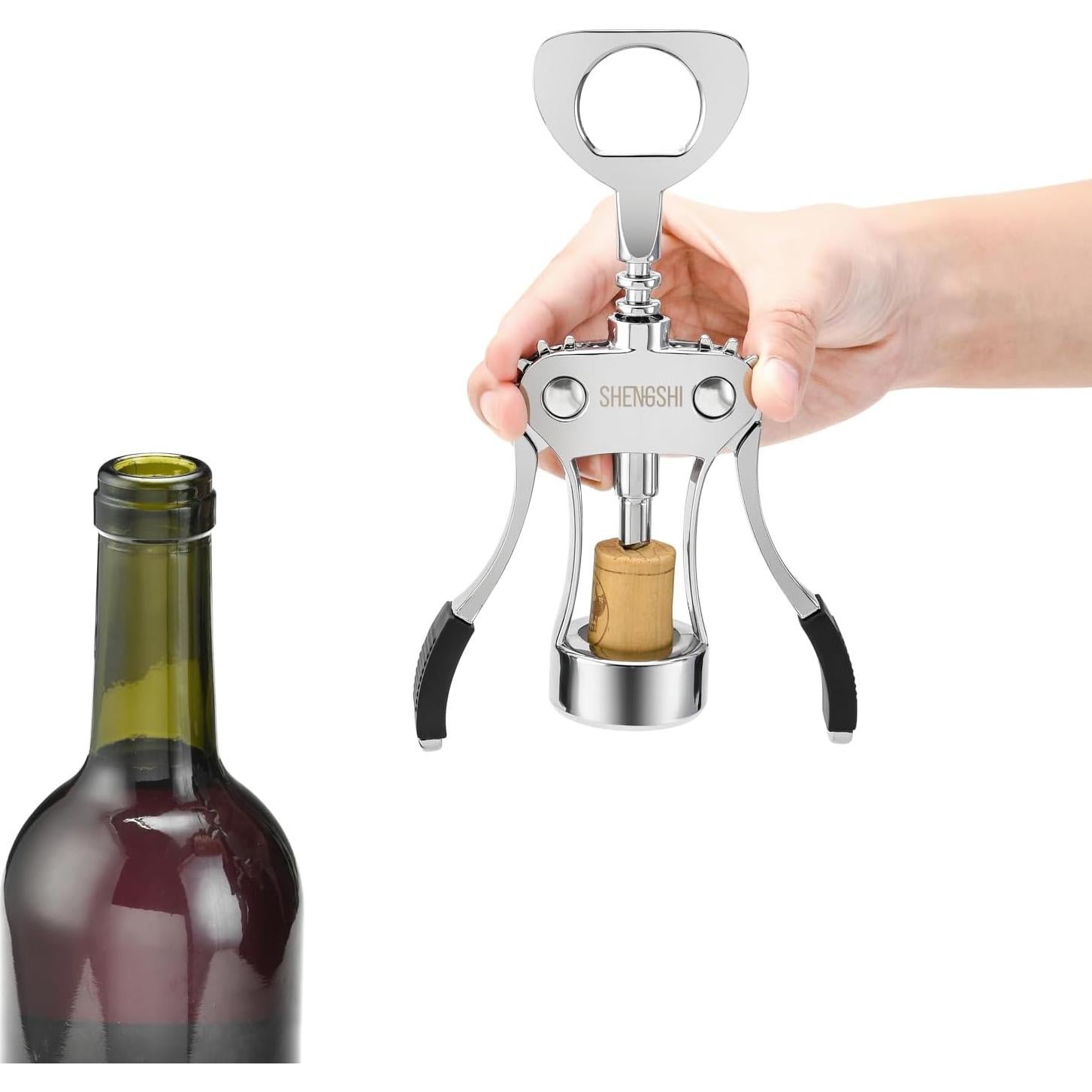 Abrebotellas de Vino SHENGSHI con Sacacorchos Multifuncional