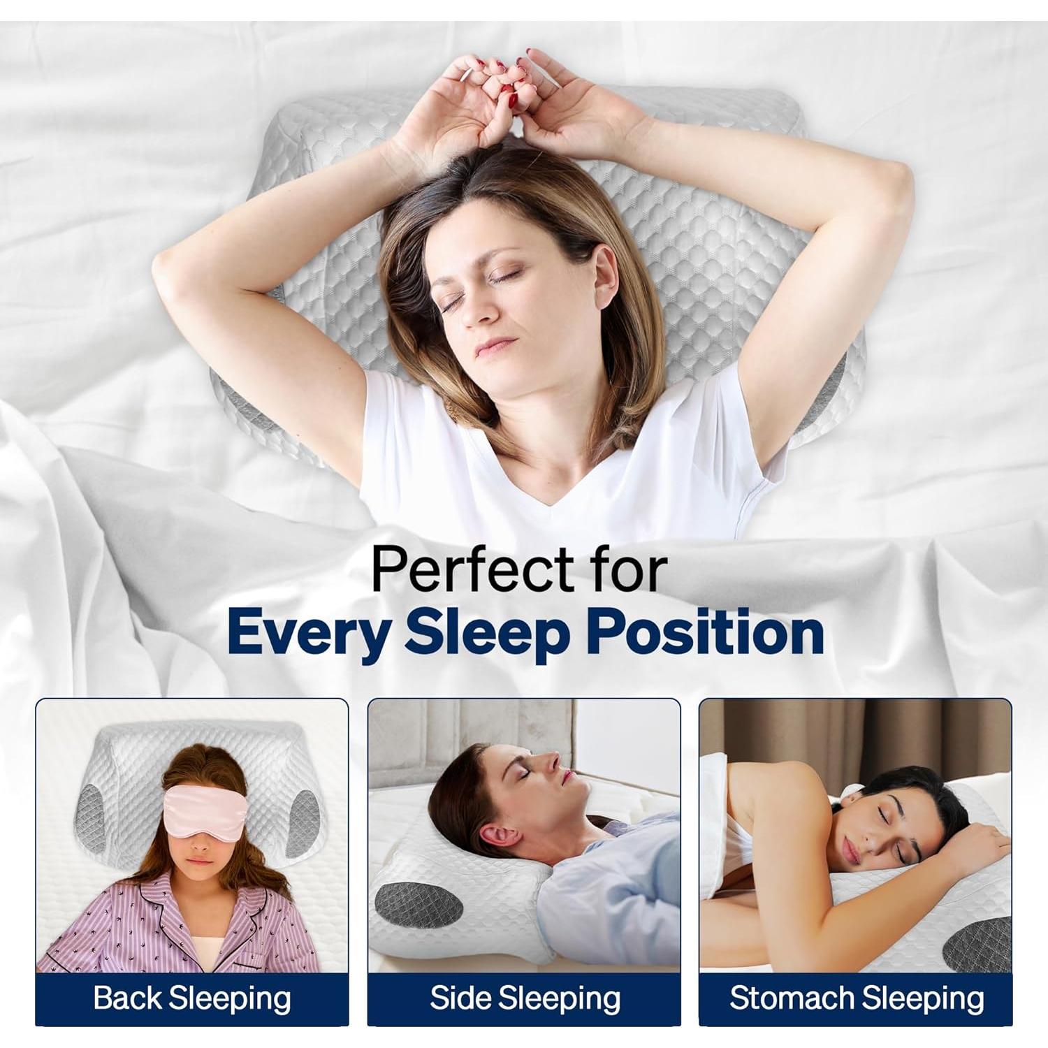 Almohada Cervical OLELIA Espuma Viscoelástica 1.44 kg