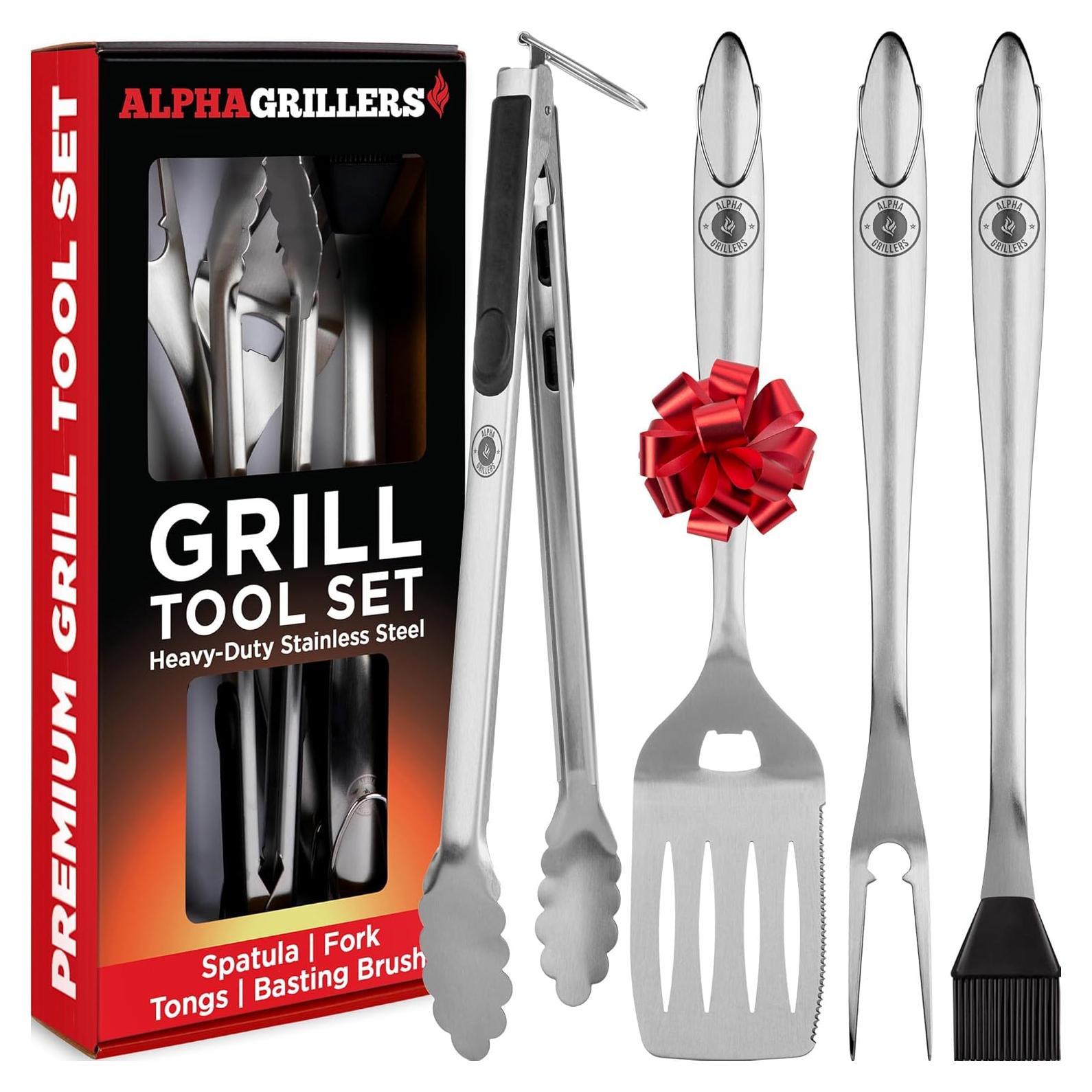 Juego de Herramientas para BBQ Alpha Grillers 4 Piezas