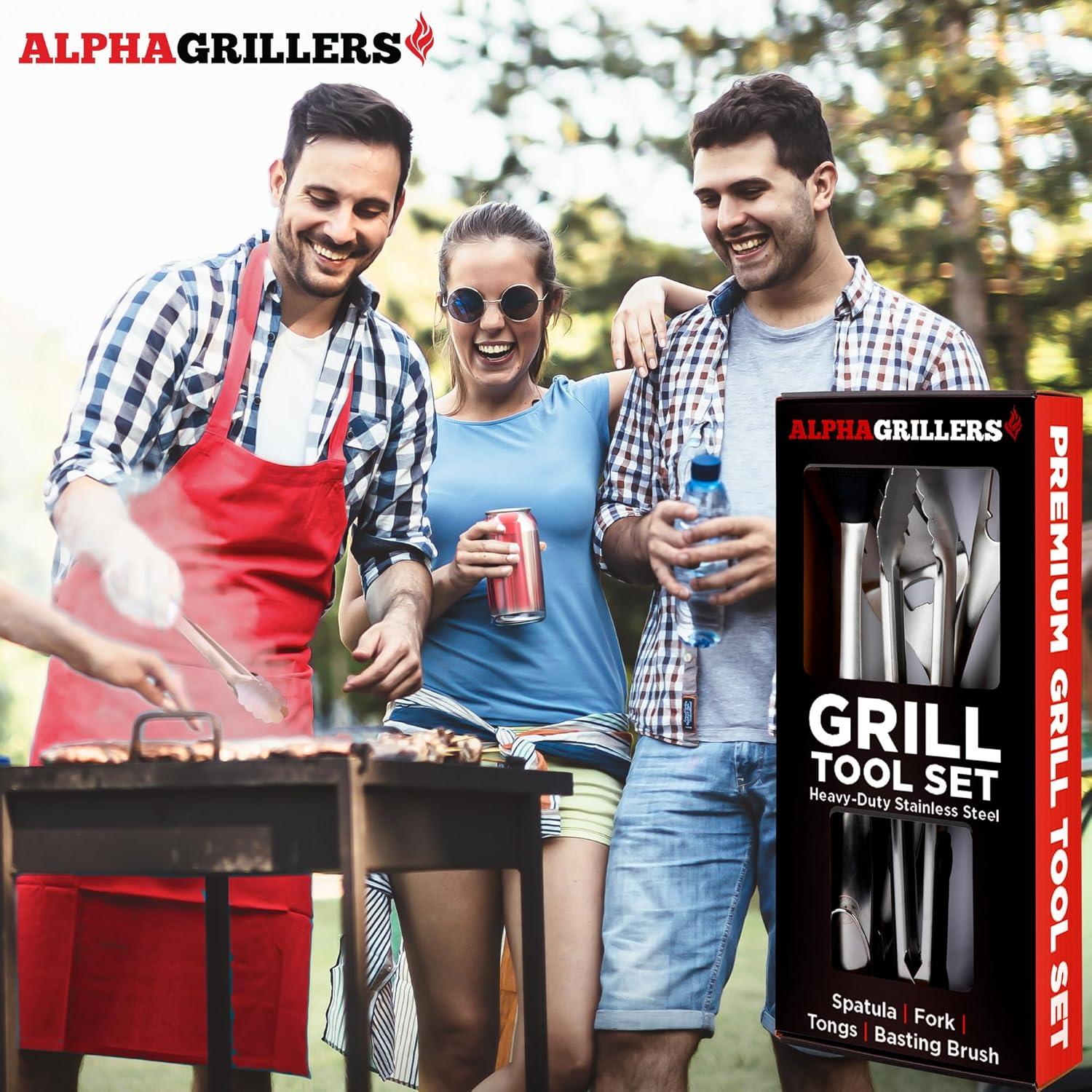 Juego de Herramientas para BBQ Alpha Grillers 4 Piezas