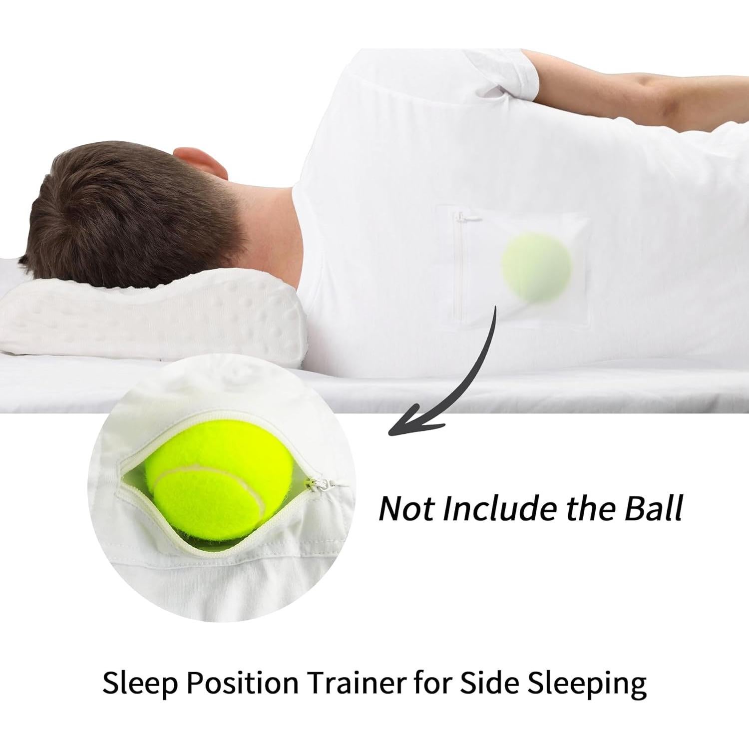 Camiseta Antisnoring Codida para Apnea del Sueño XL Blanca