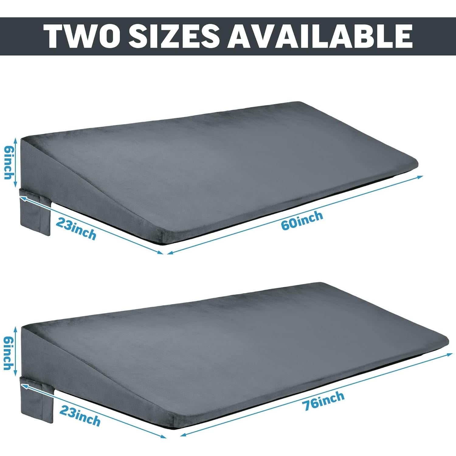 Almohada en Cuña MABOZOO 152x58x15 cm con Bolsa