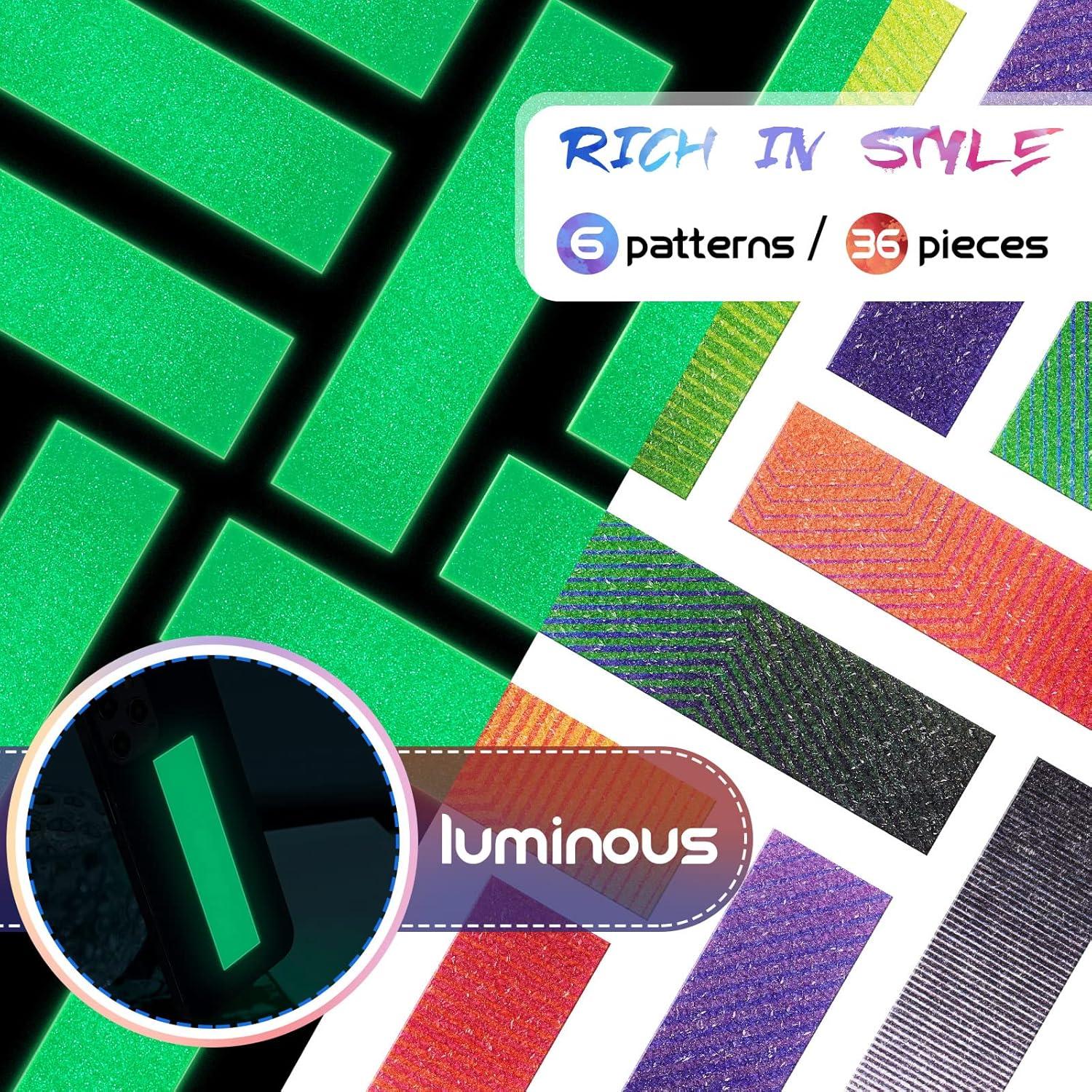 36 Pegatinas Sensoriales Gersoniel Luminiscentes Anti Estrés