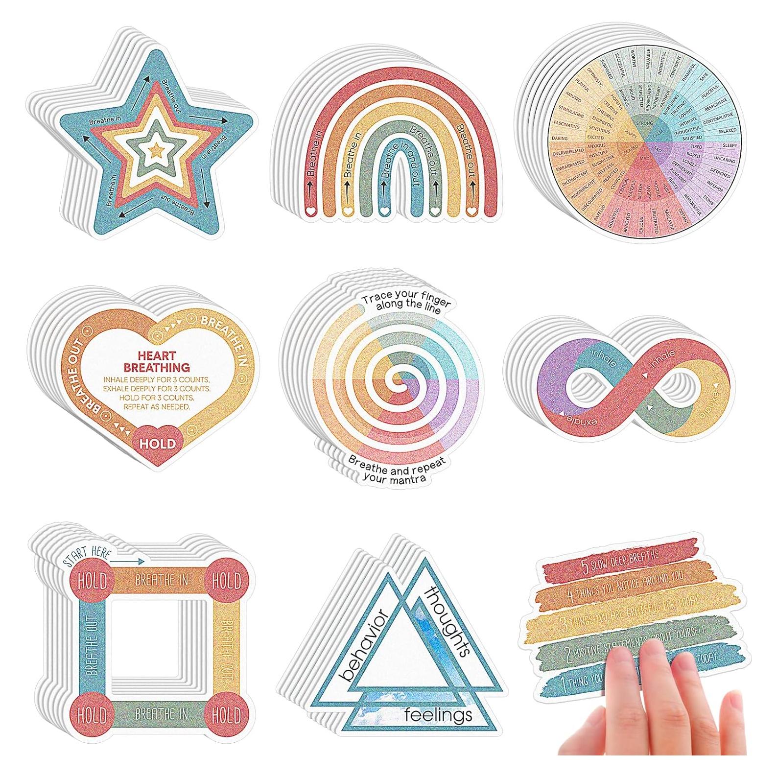 80 Stickers Sensoriales de Ansiedad Crtiin - Calma Mental