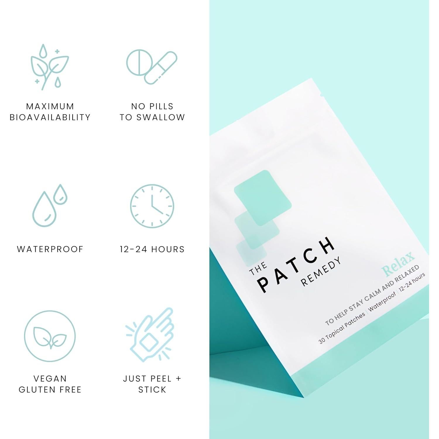 Parches de Relajación The Patch Remedy 30 Parches Calmantes