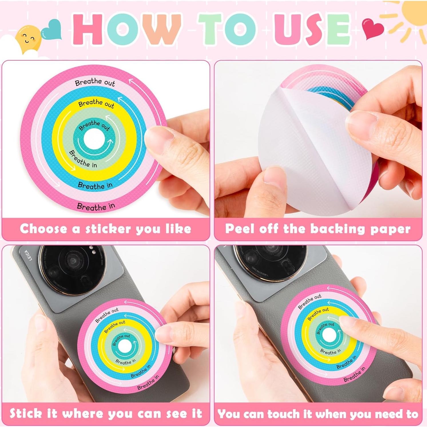 Calcomanías Sensoriales H1vojoxo 24PCS Antiestrés