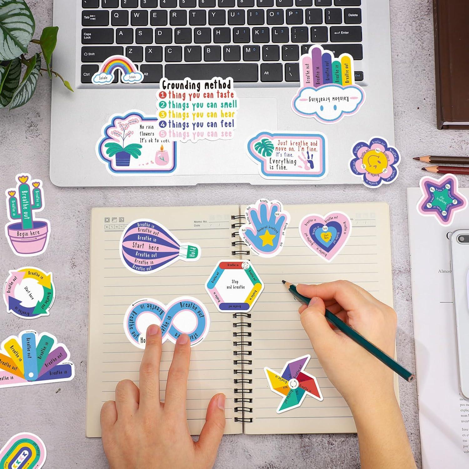 Etiquetas Sensoriales Kosiz 120 Pcs Alivio Estrés Adultos