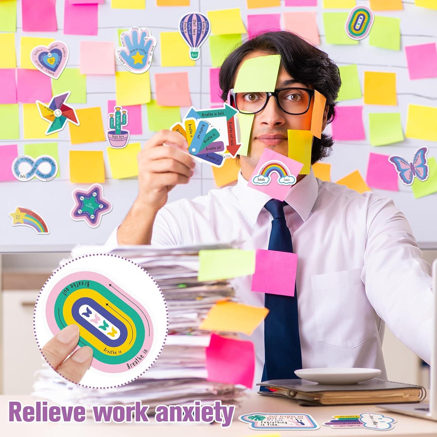 Etiquetas Sensoriales Kosiz 120 Pcs Alivio Estrés Adultos