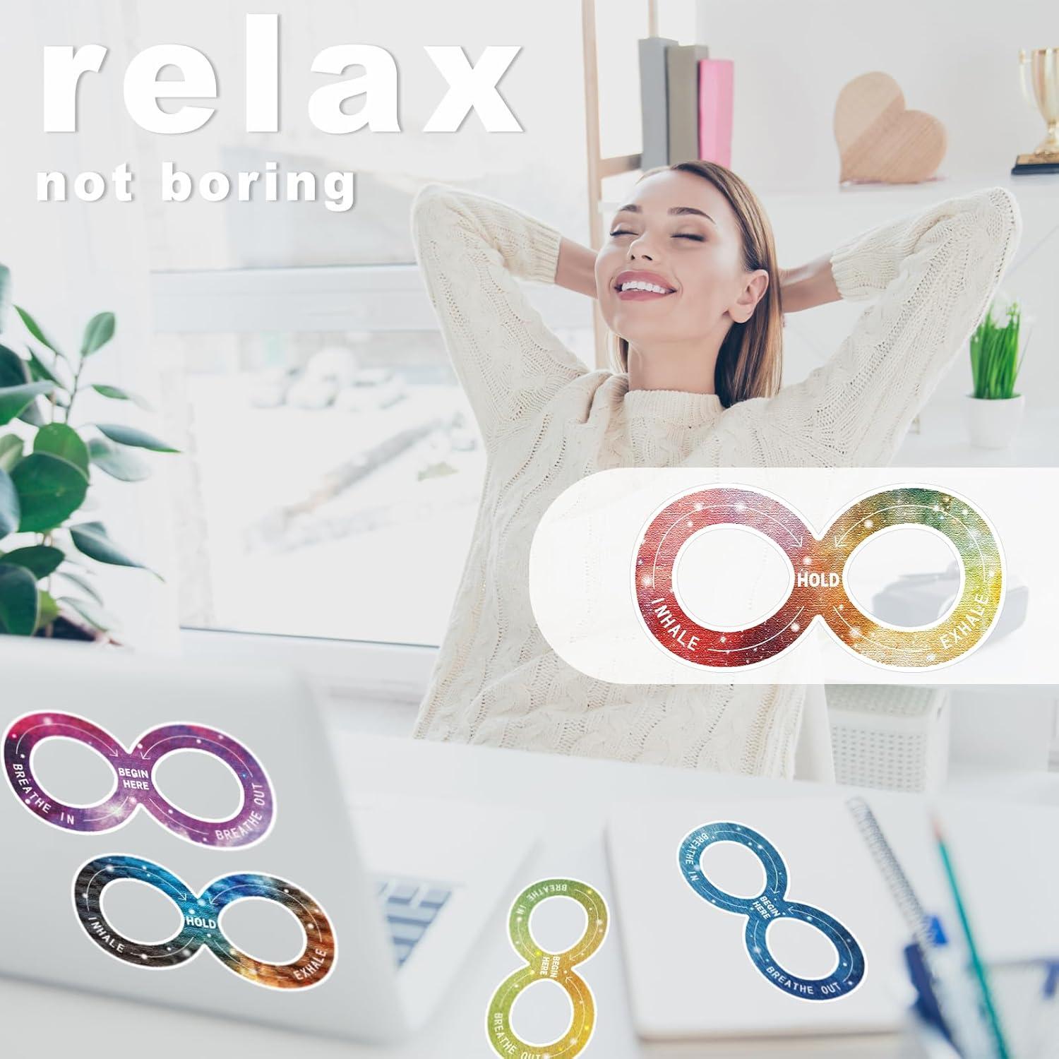 80 Etiquetas Sensoriales Crtiin para Alivio de Estrés 2.5x10 cm