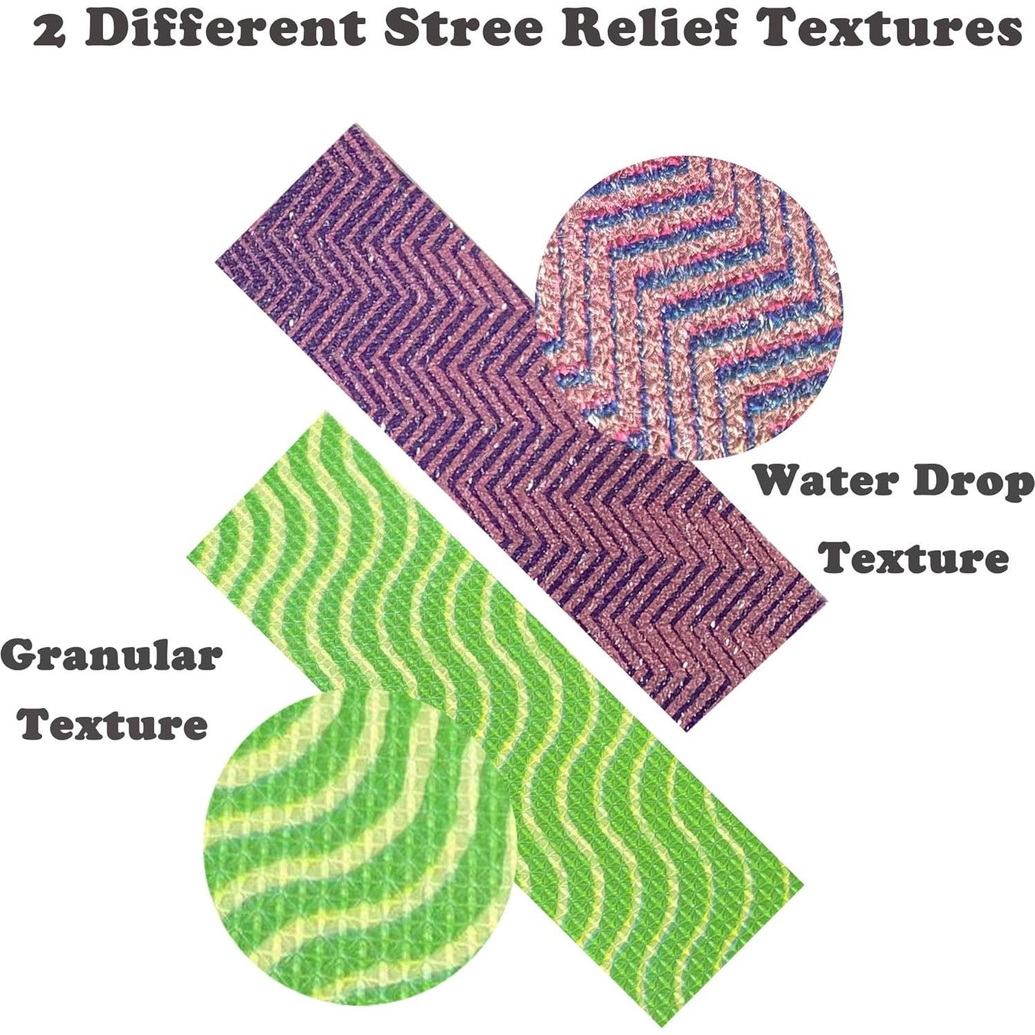20 Piezas Pegatinas Sensoriales de Ansiedad TXDYFC 9.91x4.83 cm