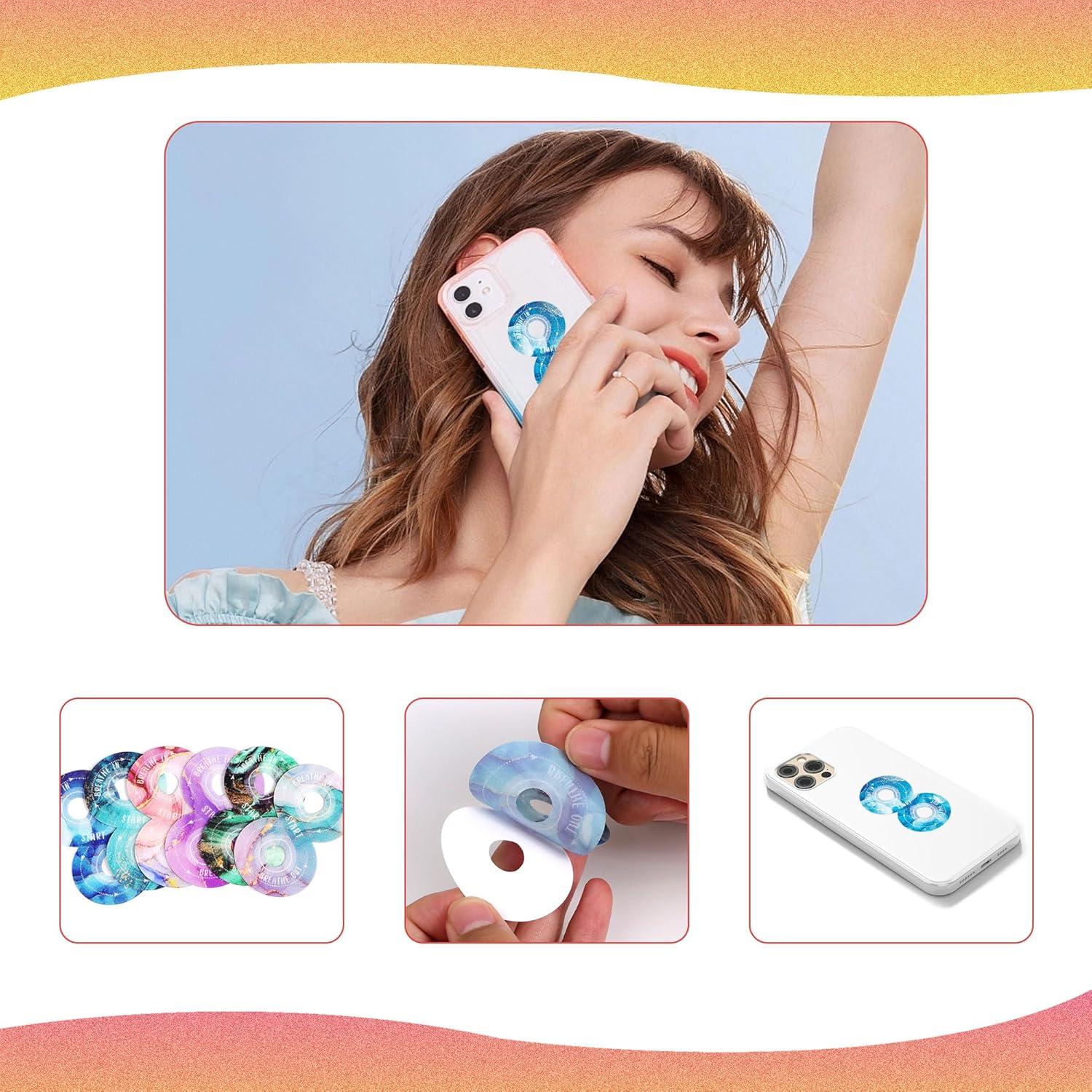 36 Calcomanías Calmantes Huimdery Multicolor Antiestrés