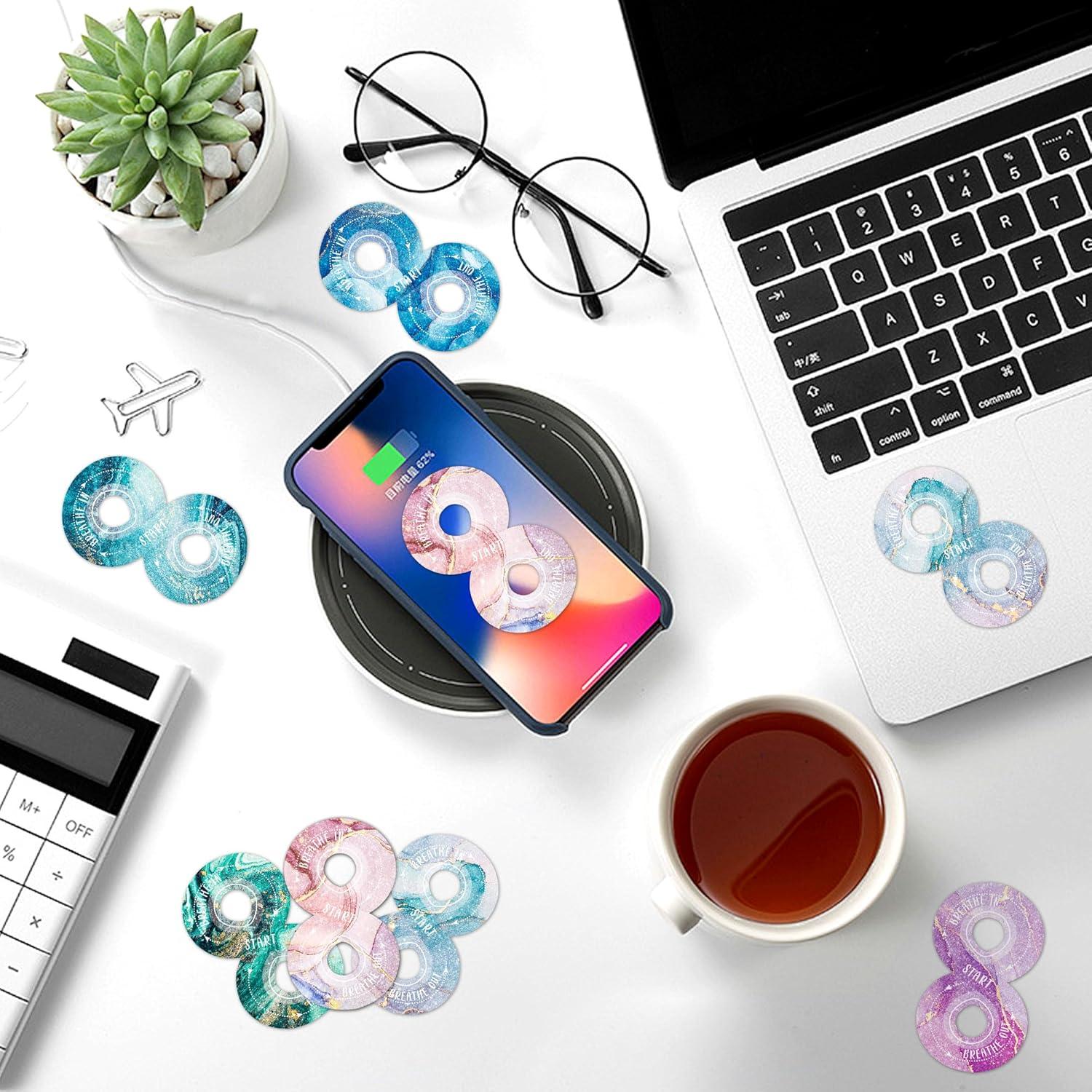 36 Calcomanías Calmantes Huimdery Multicolor Antiestrés