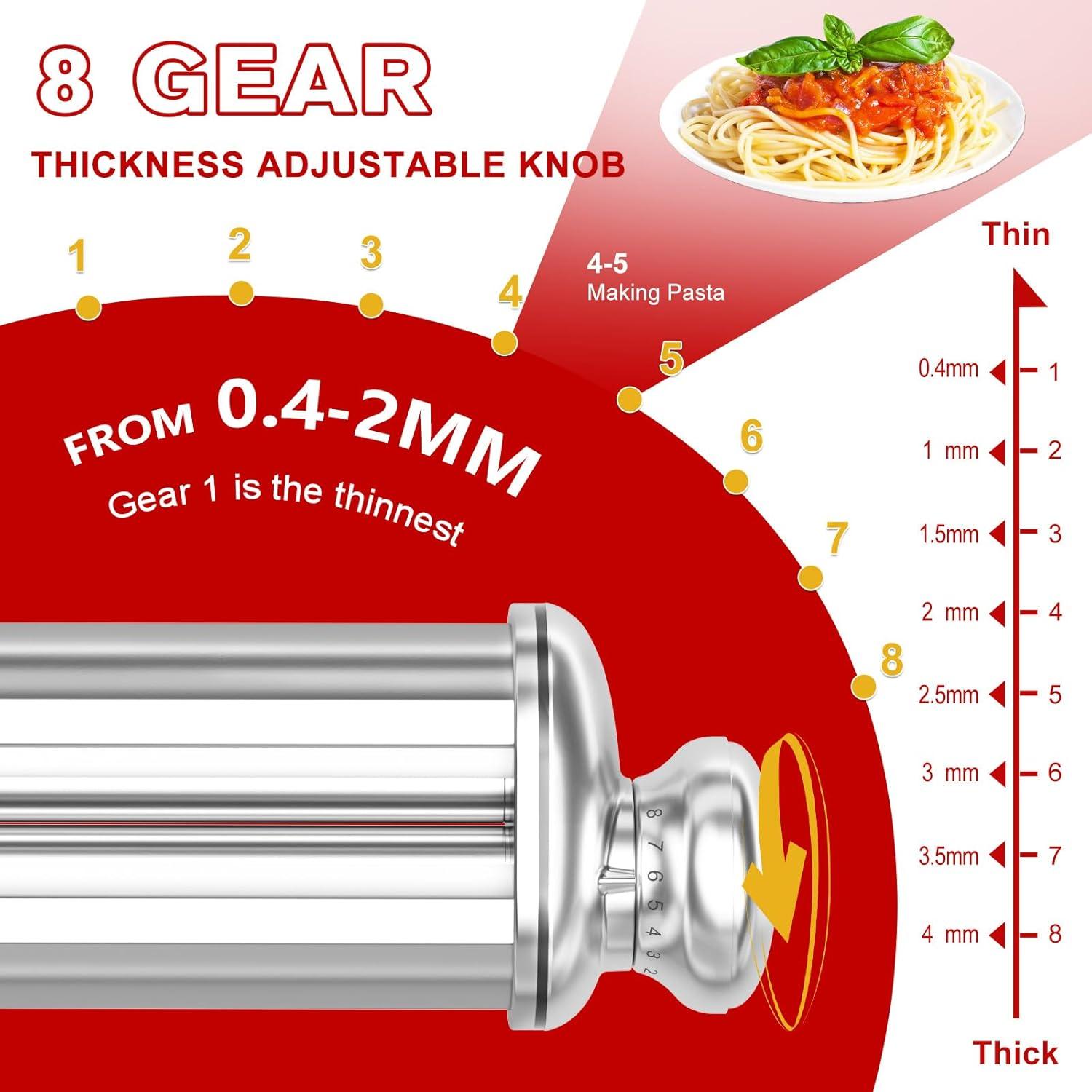 Juego de Accesorios Pasta ZACME para KitchenAid 3 Piezas