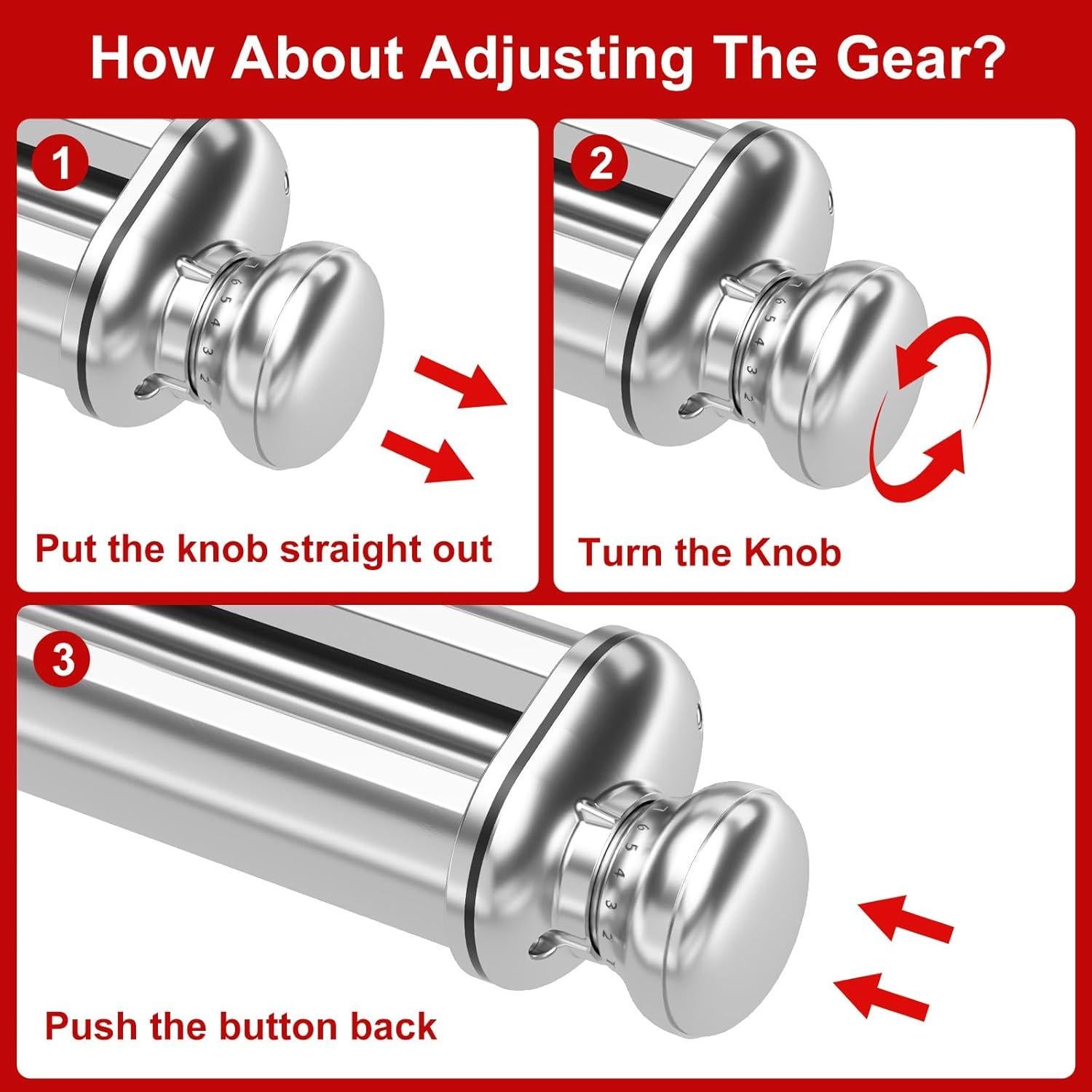 Juego de Accesorios Pasta ZACME para KitchenAid 3 Piezas