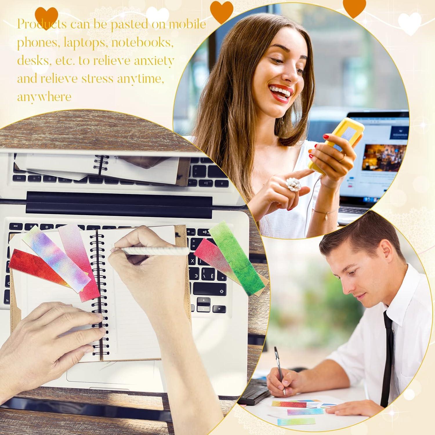 Nezyo 84 Etiquetas Sensoriales Calmantes Antiestrés 10x2.5cm