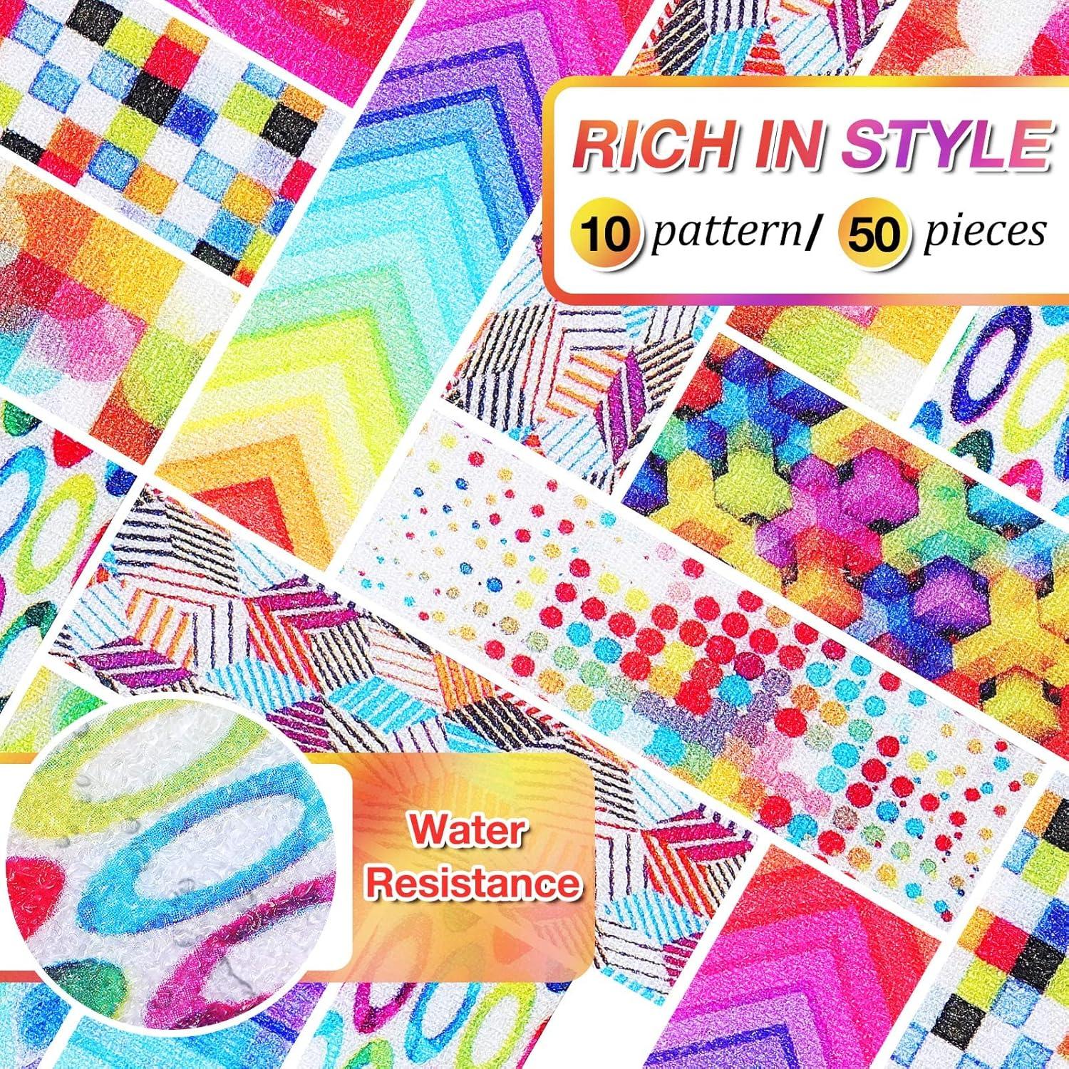 Calcomanías Sensoriales Eersida 50 Piezas Alivio Estrés