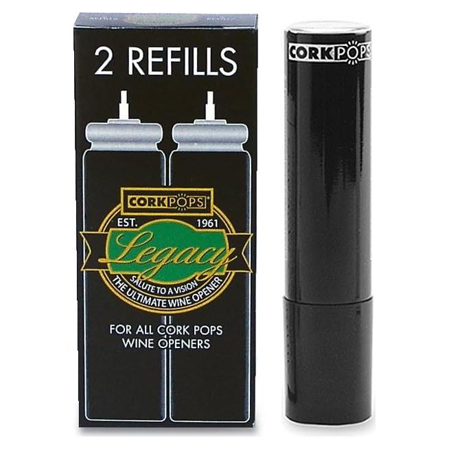 Cartuchos de Recarga Cork Pops Paquete de 2 Ecológicos