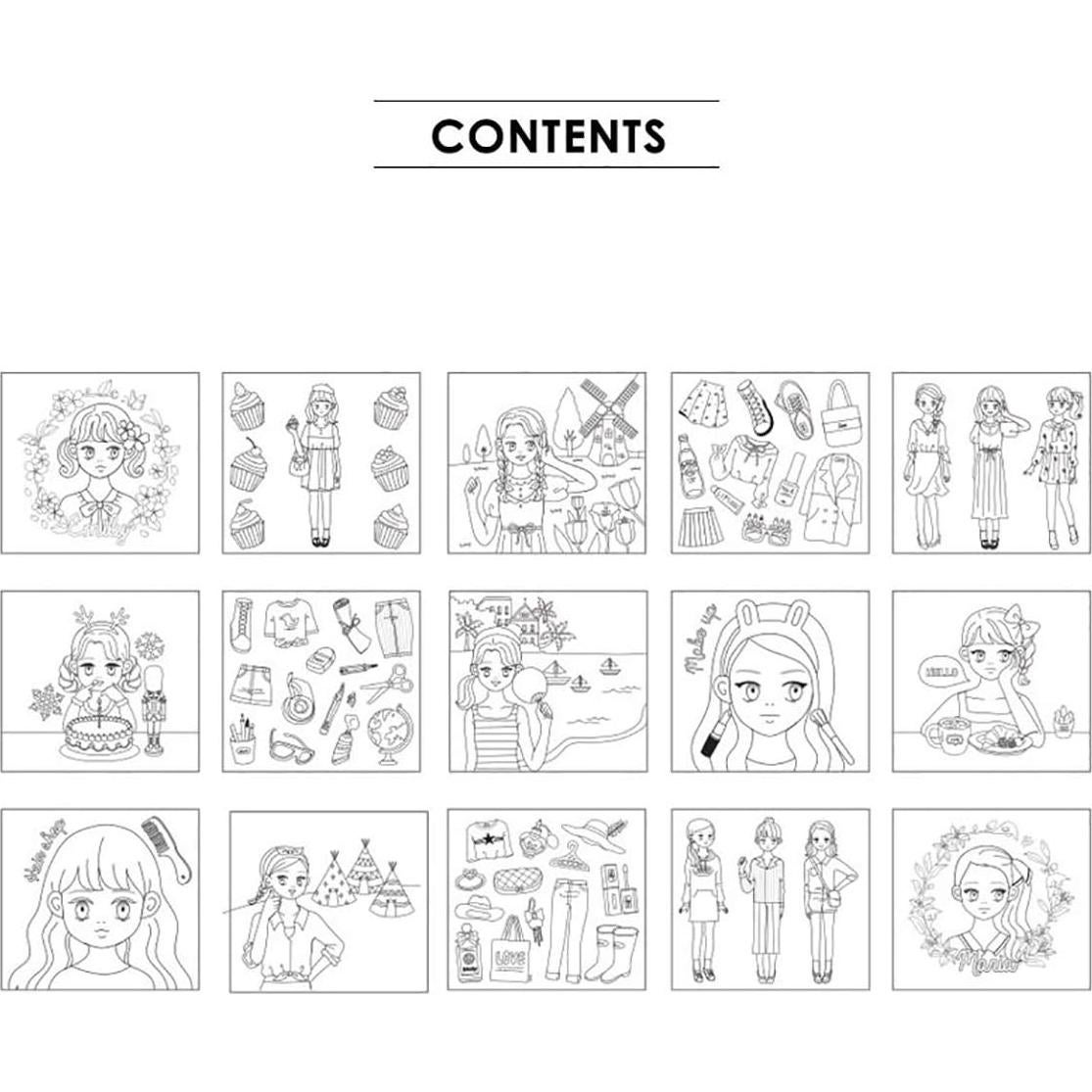 Libro para Colorear Adultos EBORA Terapia Anti Estrés 96 Páginas