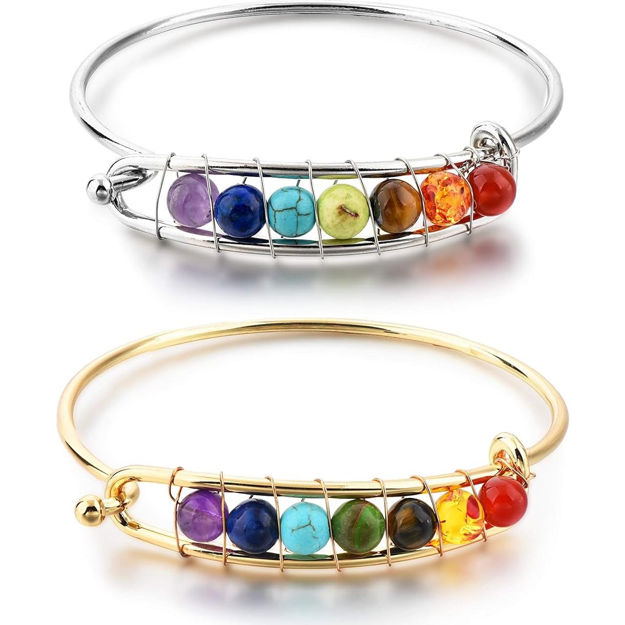 Pulsera Difusora de Aceite de Lava MYSTIQS Unisex 15-18 cm