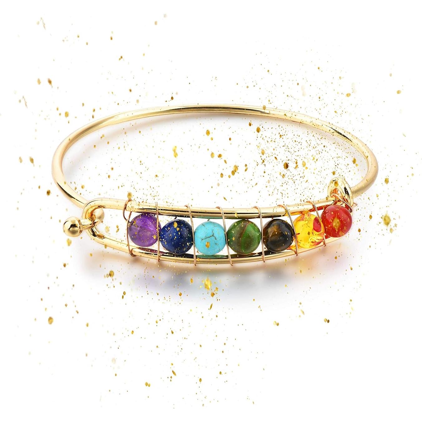 Pulsera Difusora de Aceite de Lava MYSTIQS Unisex 15-18 cm