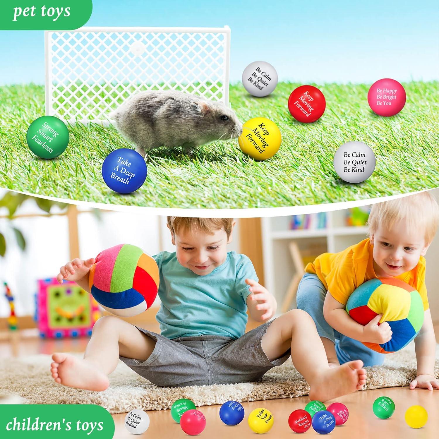 Aoriher 36 Pelotas de Estrés Motivacionales Coloridas 4 cm