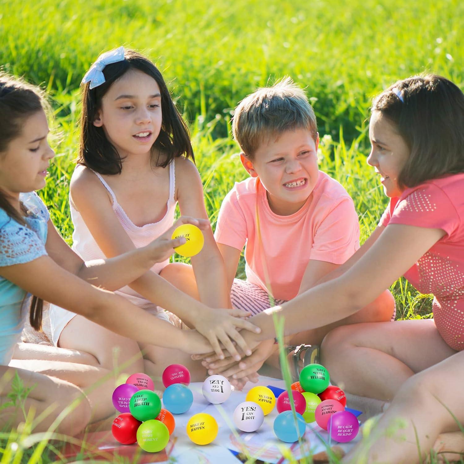 Pelotas de Estrés Motivacionales Sotiff 100 Piezas Coloridas