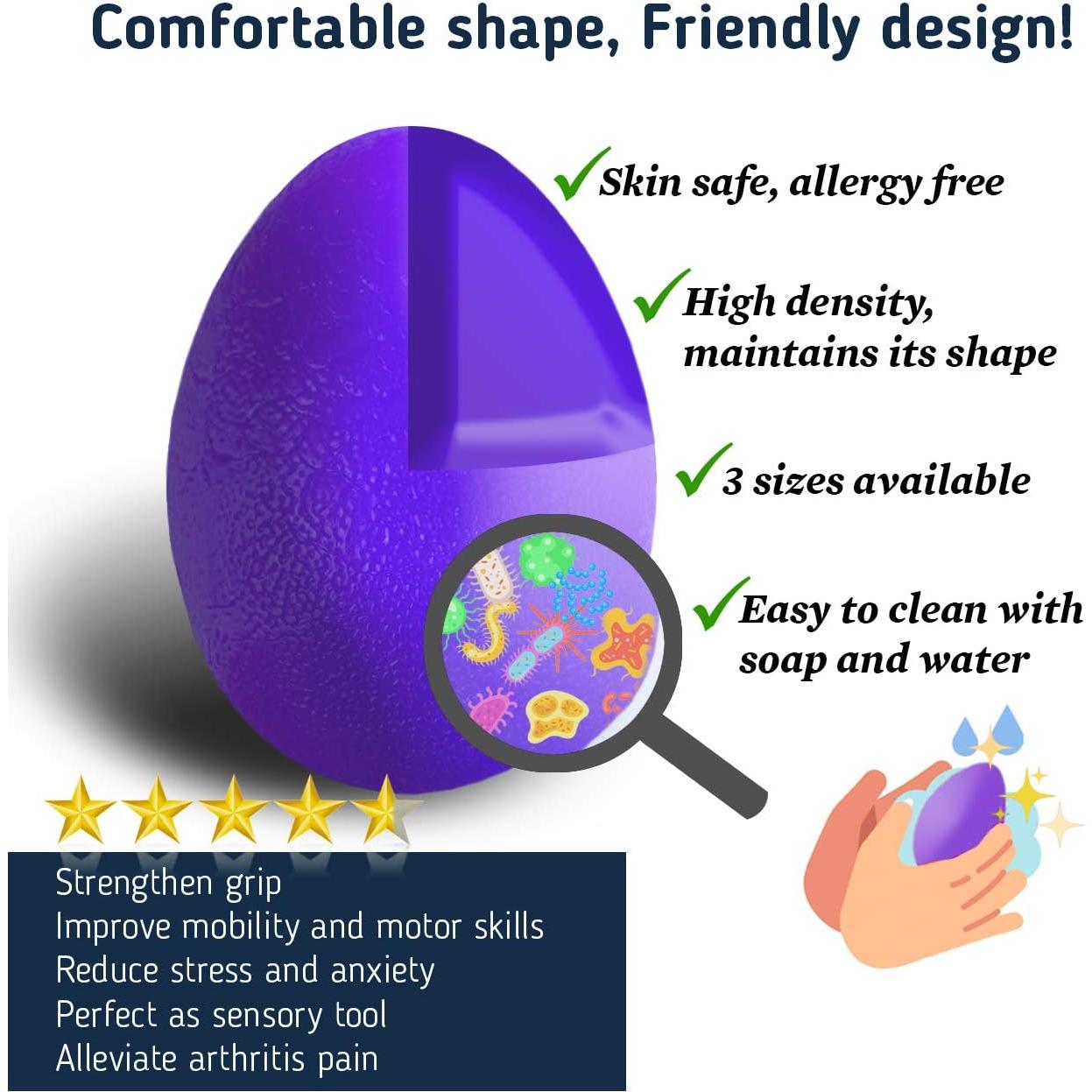 Pelotas Antiestrés The Friendly Swede - 3 Niveles Resistencia