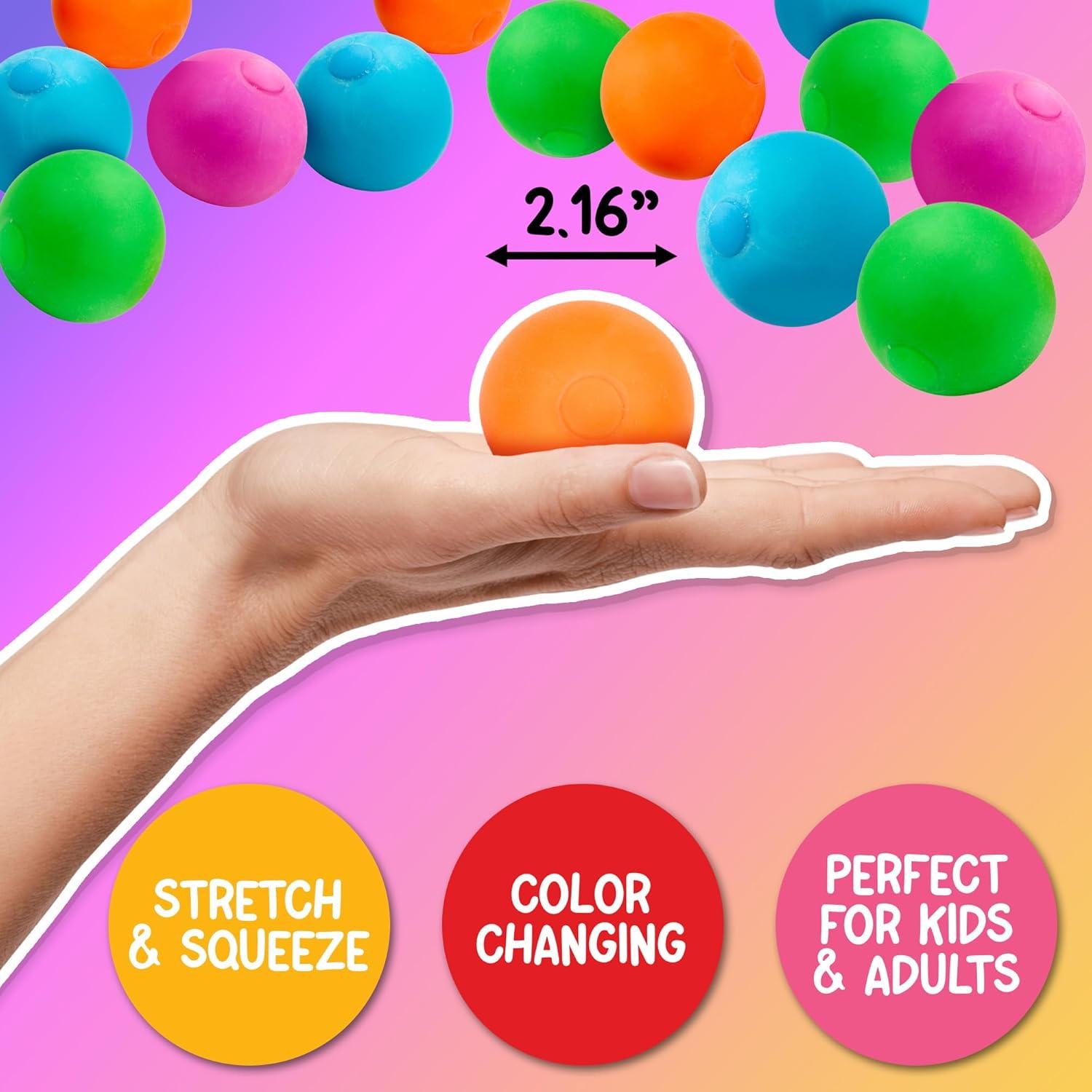 Bolas Antiestrés Playbees 4PK 5,08 cm Juguetes Sensoriales