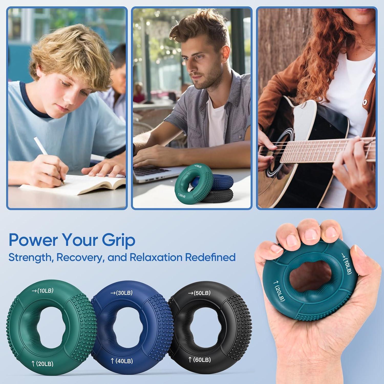 Entrenador de Fuerza de Agarre FitBeast Set 6 Piezas