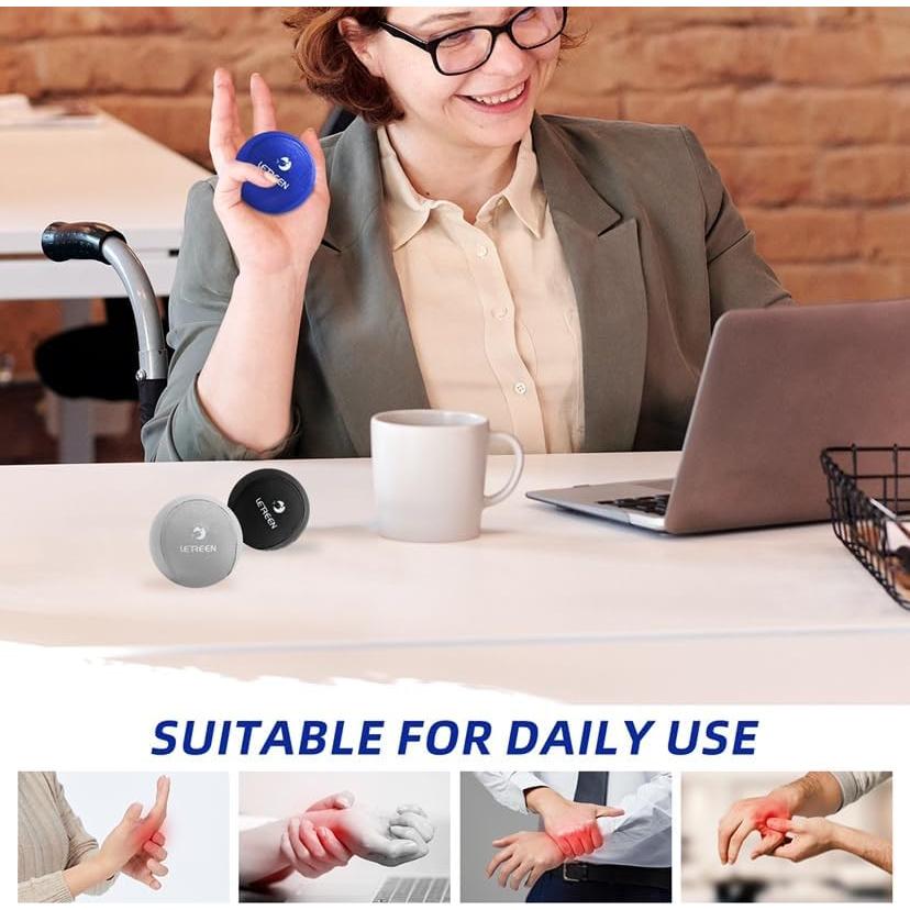 Pelota Antiestrés LETREEN 5 cm para Terapia y Fortalecimiento