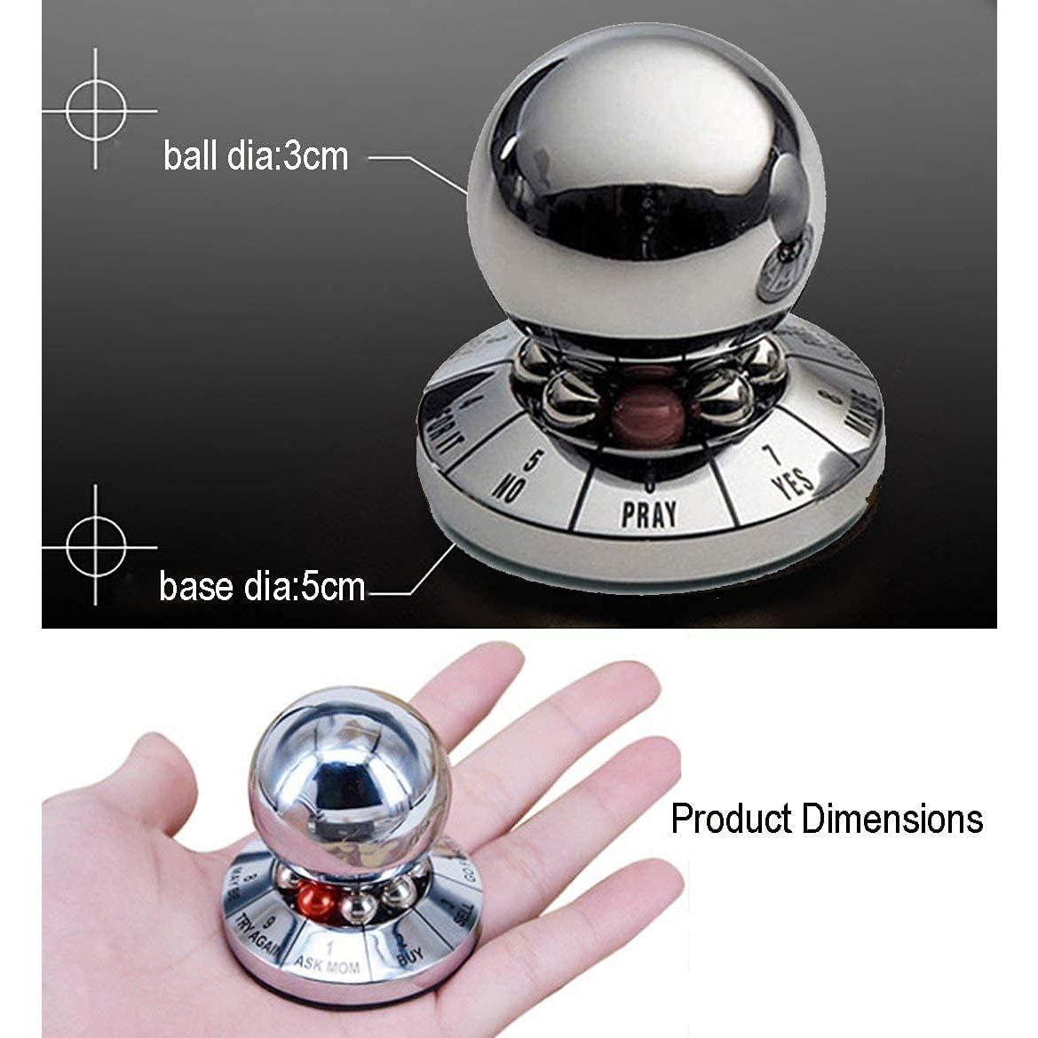 Bola Decisora de Metal Hsxxf 3.5 cm Antiestrés Oficina