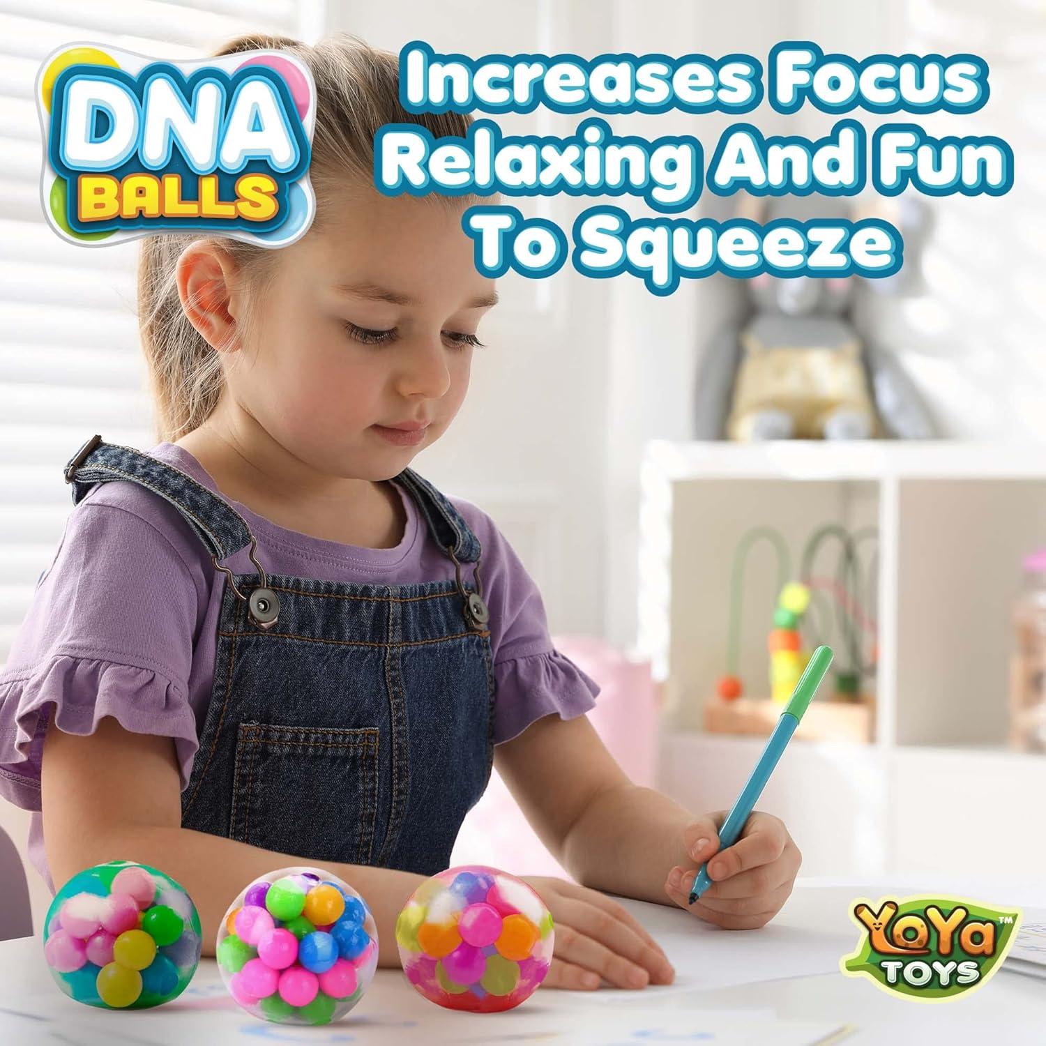 Bolas DNA YoYa - Juguete Antiestrés - Paquete de 3