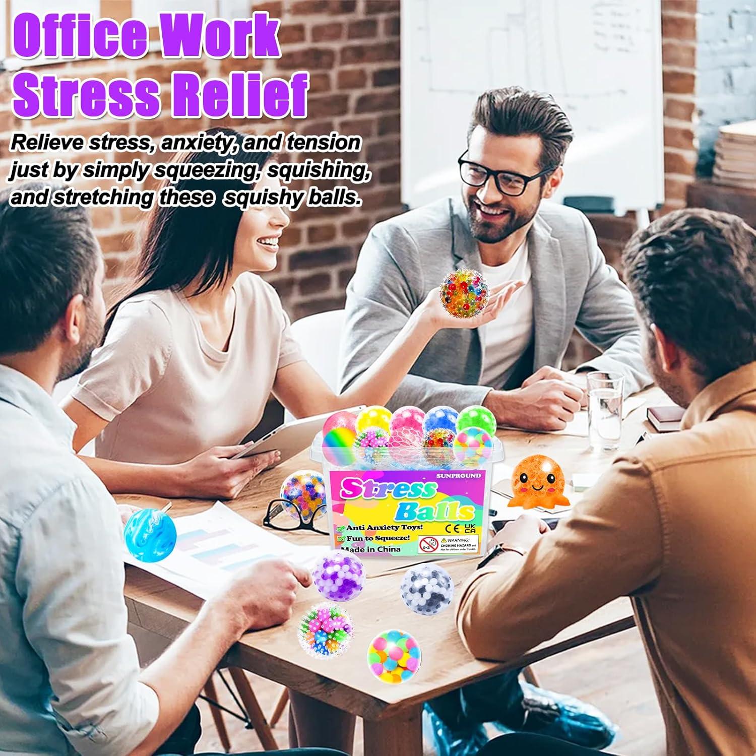 30 Pelotas Antiestrés SUNPROUND 1,59 kg para Adultos