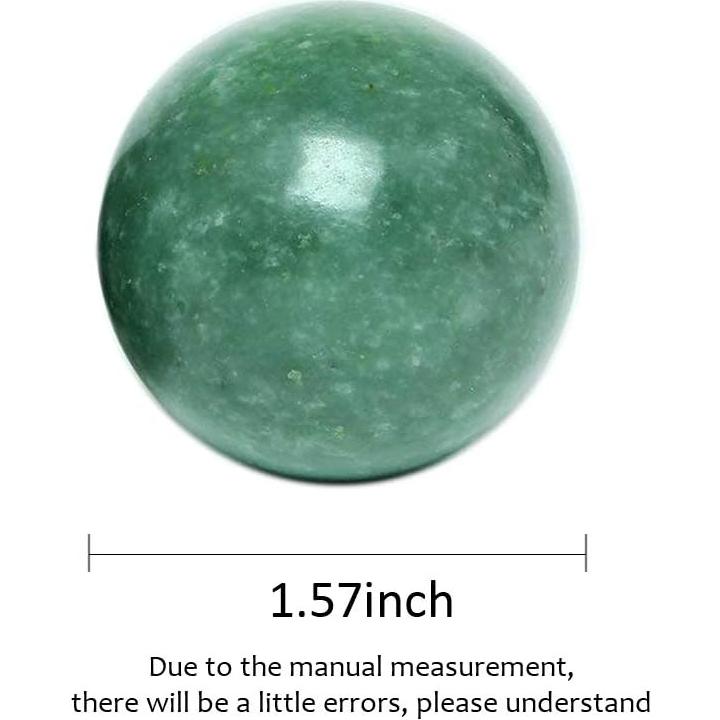 Bolas de Baoding de Mármol Verde Chino BRABUD 3.99 cm