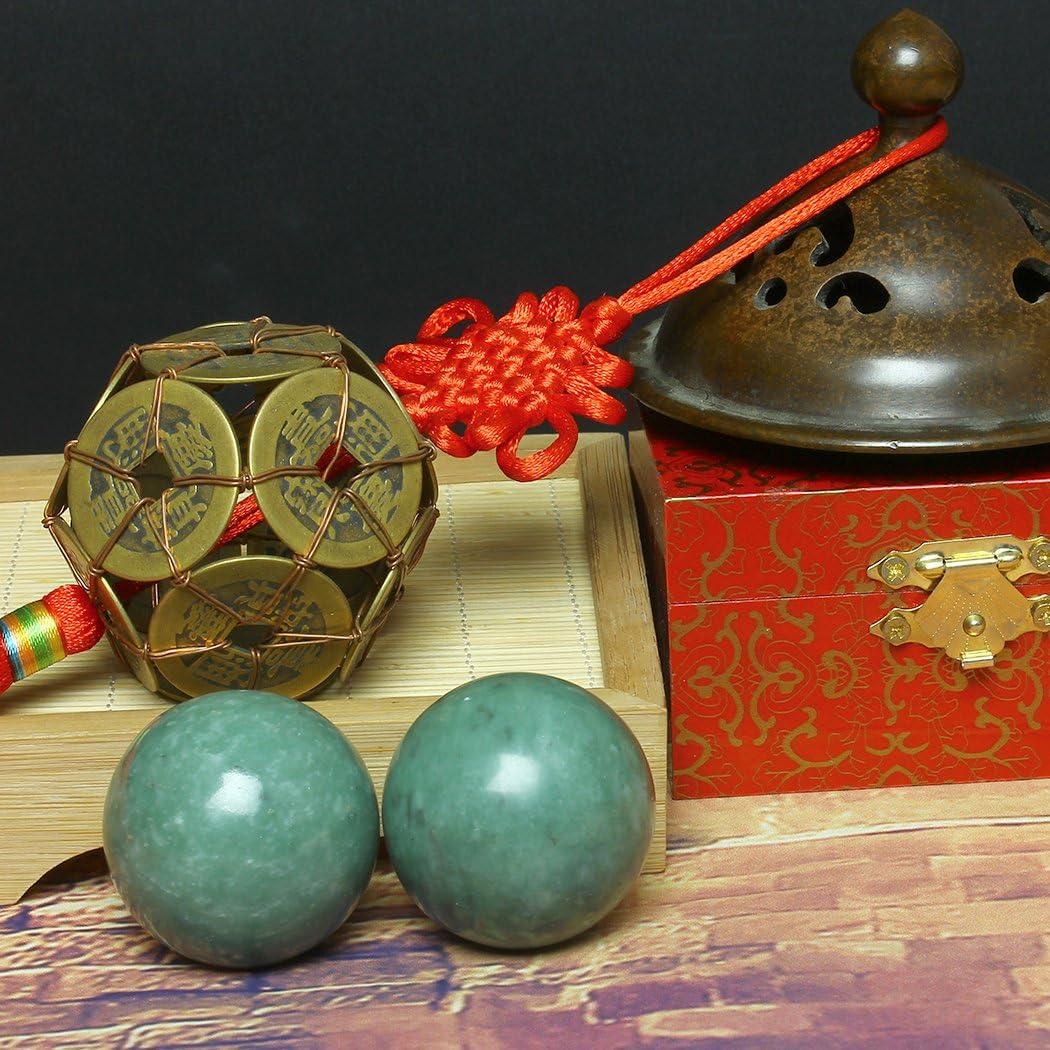 Bolas de Baoding de Mármol Verde Chino BRABUD 3.99 cm