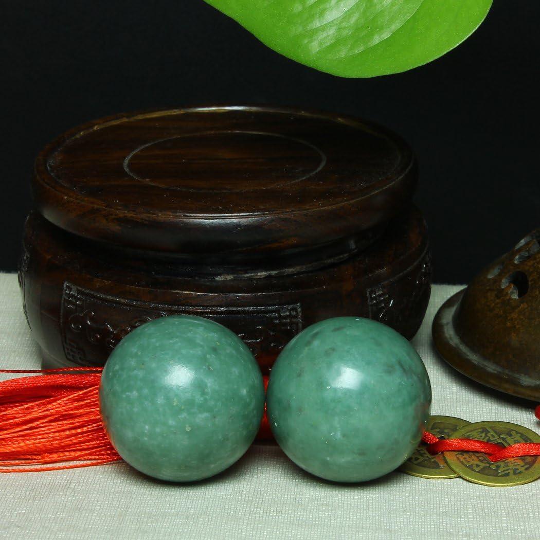 Bolas de Baoding de Mármol Verde Chino BRABUD 3.99 cm