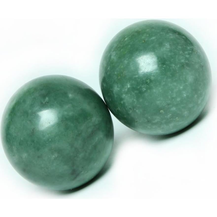 Bolas de Baoding de Mármol Verde Chino BRABUD 3.99 cm