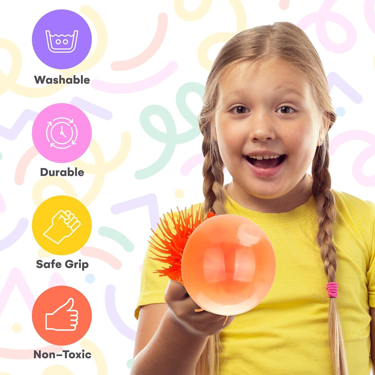 Pelotas Espinosas Kicko - Paquete de 6, 13.97 cm, Niños