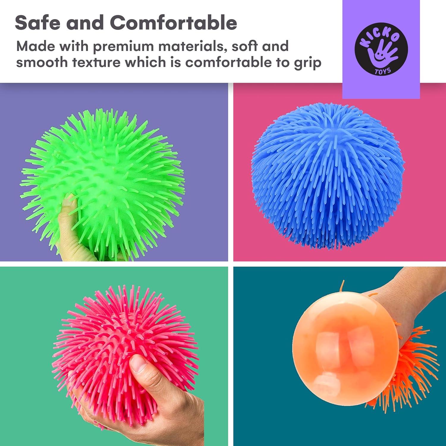 Pelotas Espinosas Kicko - Paquete de 6, 13.97 cm, Niños