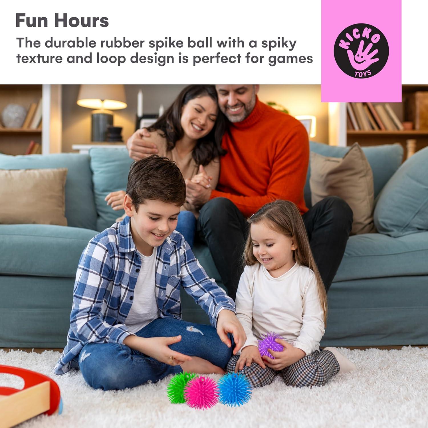 Pelotas Espinosas Kicko - Paquete de 6, 13.97 cm, Niños