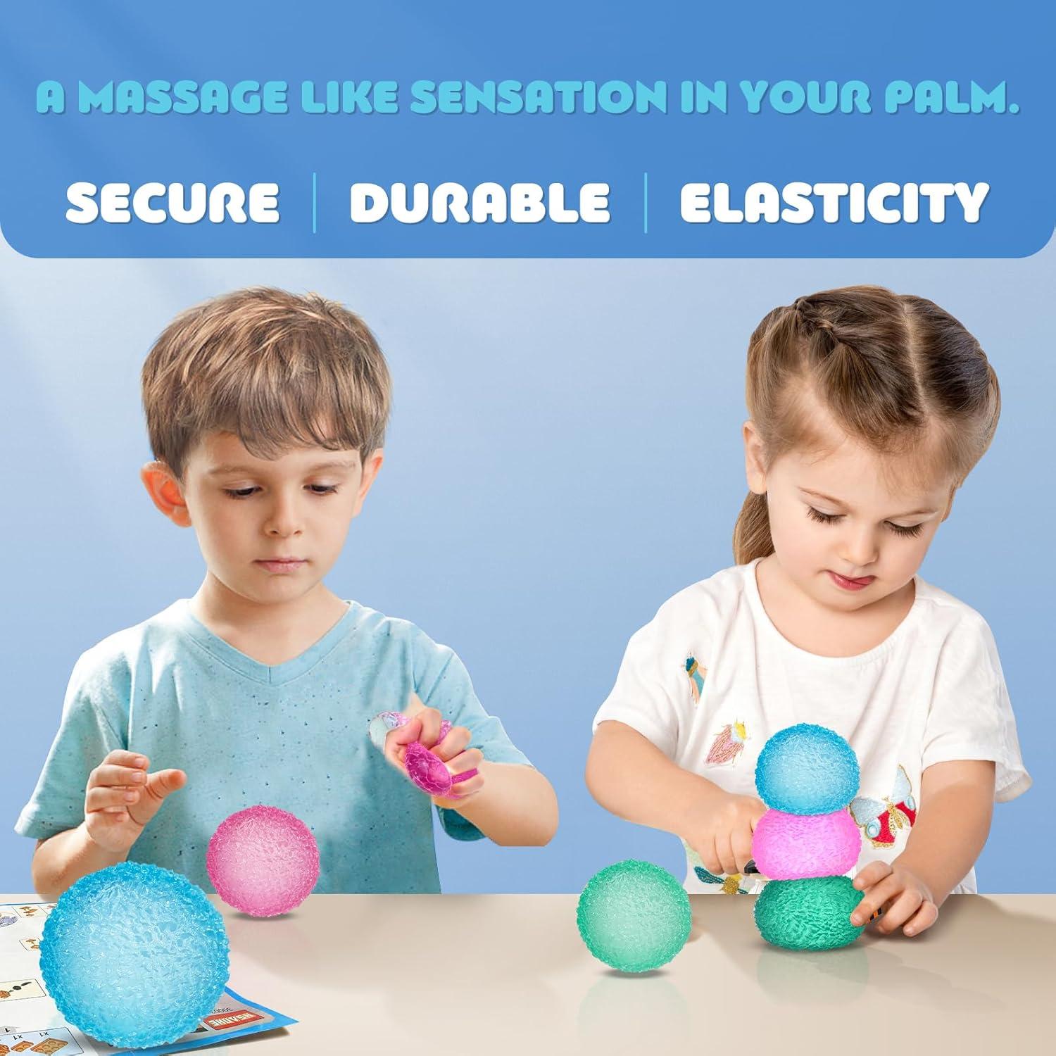 3 Pelotas Sensoriales Antiestrés UWKNHS 5,08 cm para Niños