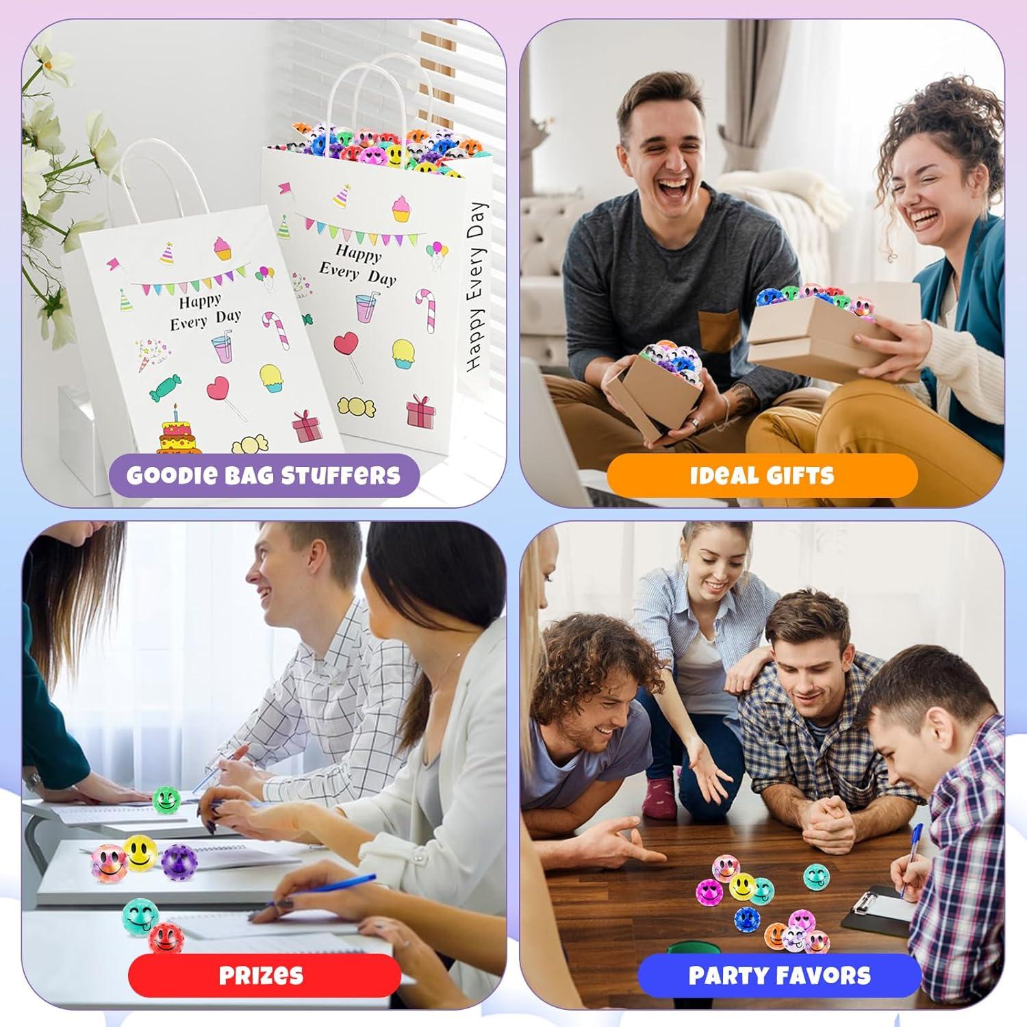 Paquete de 24 Pelotas Antiestrés VESPRO 3,51 cm para Adultos