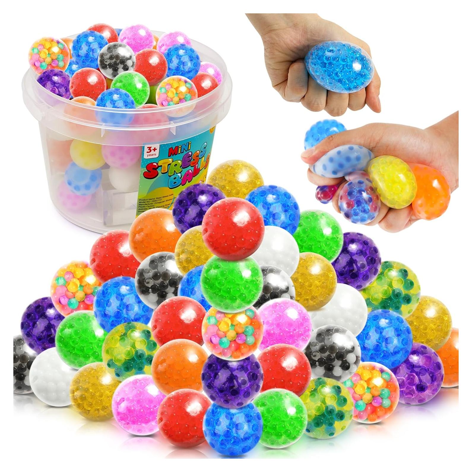 Pelotas Antiestrés Squishy 72 Piezas - Juguetes para Ansiedad