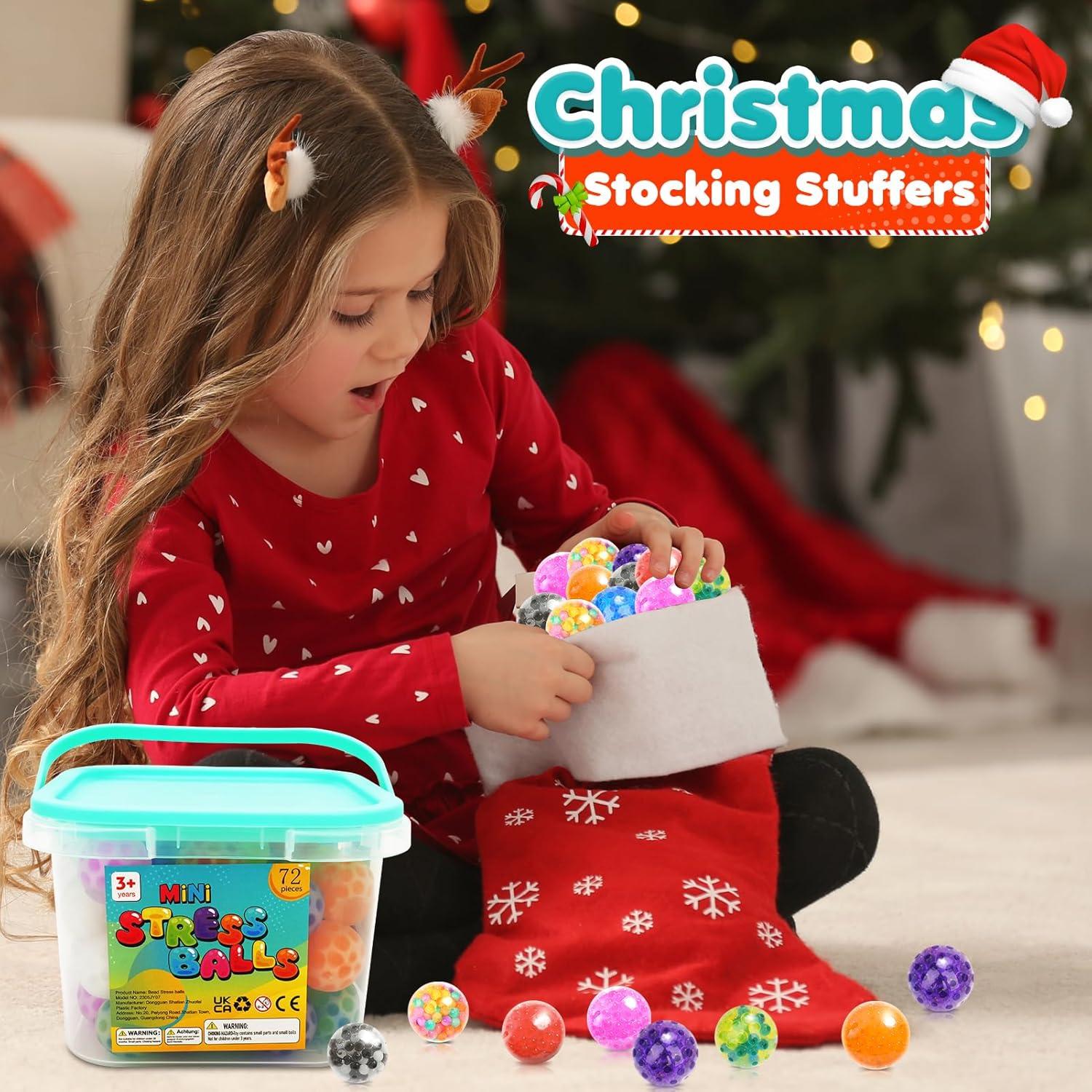 Pelotas Antiestrés Squishy 72 Piezas - Juguetes para Ansiedad